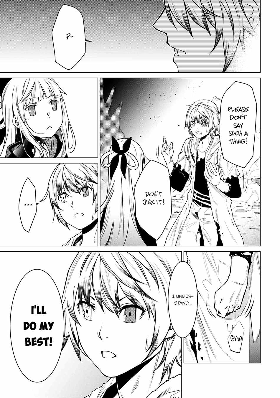 SSS-Rank Dungeon de Knife Ippon Tewatasare Tsuihou Sareta Shiro Madoushi: Yggdrasil no Noroi ni Yori Jakuten de Aru Maryoku Fusoku o Kokufukushi Sekai Saikyou e to Itaru Chapter 3.2 — Page 5