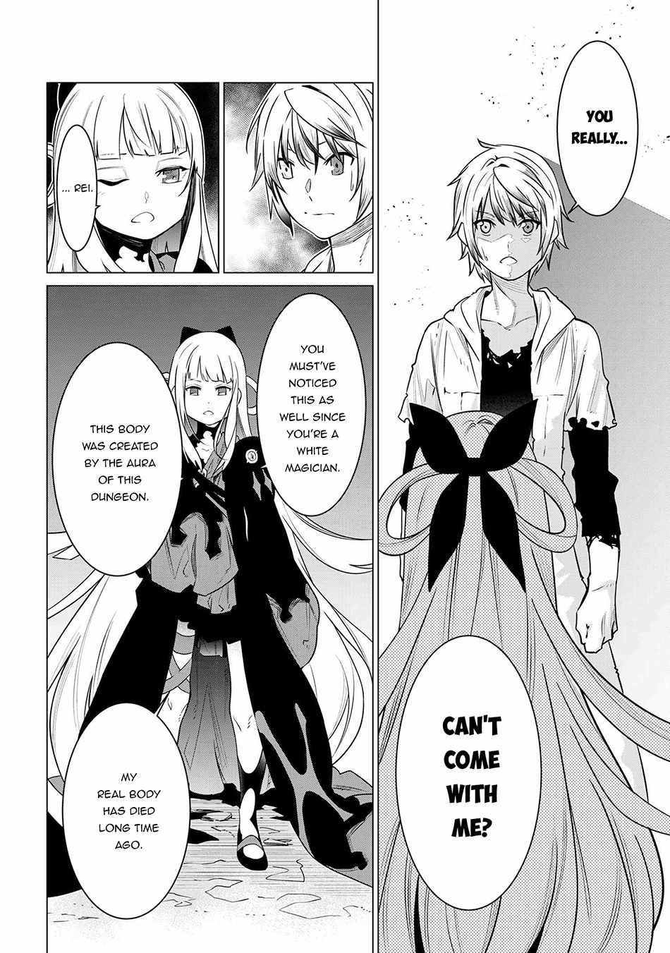 SSS-Rank Dungeon de Knife Ippon Tewatasare Tsuihou Sareta Shiro Madoushi: Yggdrasil no Noroi ni Yori Jakuten de Aru Maryoku Fusoku o Kokufukushi Sekai Saikyou e to Itaru Chapter 3.2 — Page 12