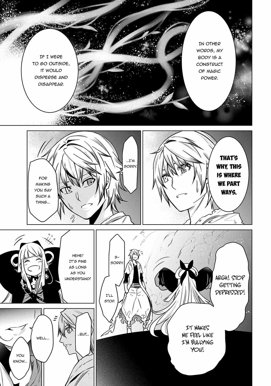 SSS-Rank Dungeon de Knife Ippon Tewatasare Tsuihou Sareta Shiro Madoushi: Yggdrasil no Noroi ni Yori Jakuten de Aru Maryoku Fusoku o Kokufukushi Sekai Saikyou e to Itaru Chapter 3.2 — Page 13