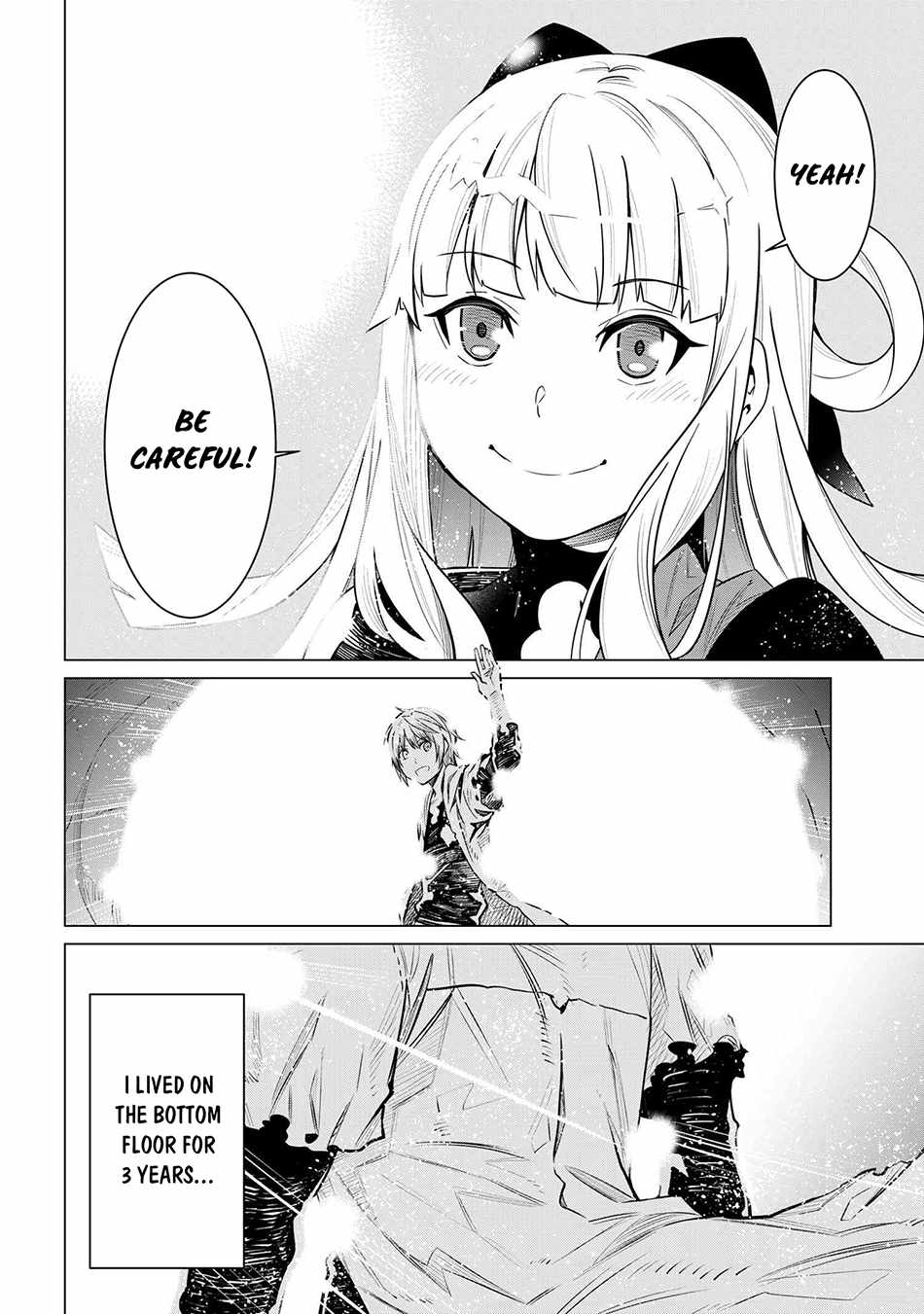 SSS-Rank Dungeon de Knife Ippon Tewatasare Tsuihou Sareta Shiro Madoushi: Yggdrasil no Noroi ni Yori Jakuten de Aru Maryoku Fusoku o Kokufukushi Sekai Saikyou e to Itaru Chapter 3.2 — Page 16