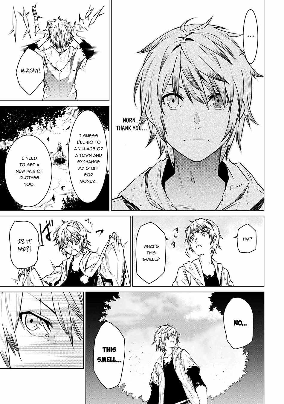 SSS-Rank Dungeon de Knife Ippon Tewatasare Tsuihou Sareta Shiro Madoushi: Yggdrasil no Noroi ni Yori Jakuten de Aru Maryoku Fusoku o Kokufukushi Sekai Saikyou e to Itaru Chapter 3.2 — Page 20