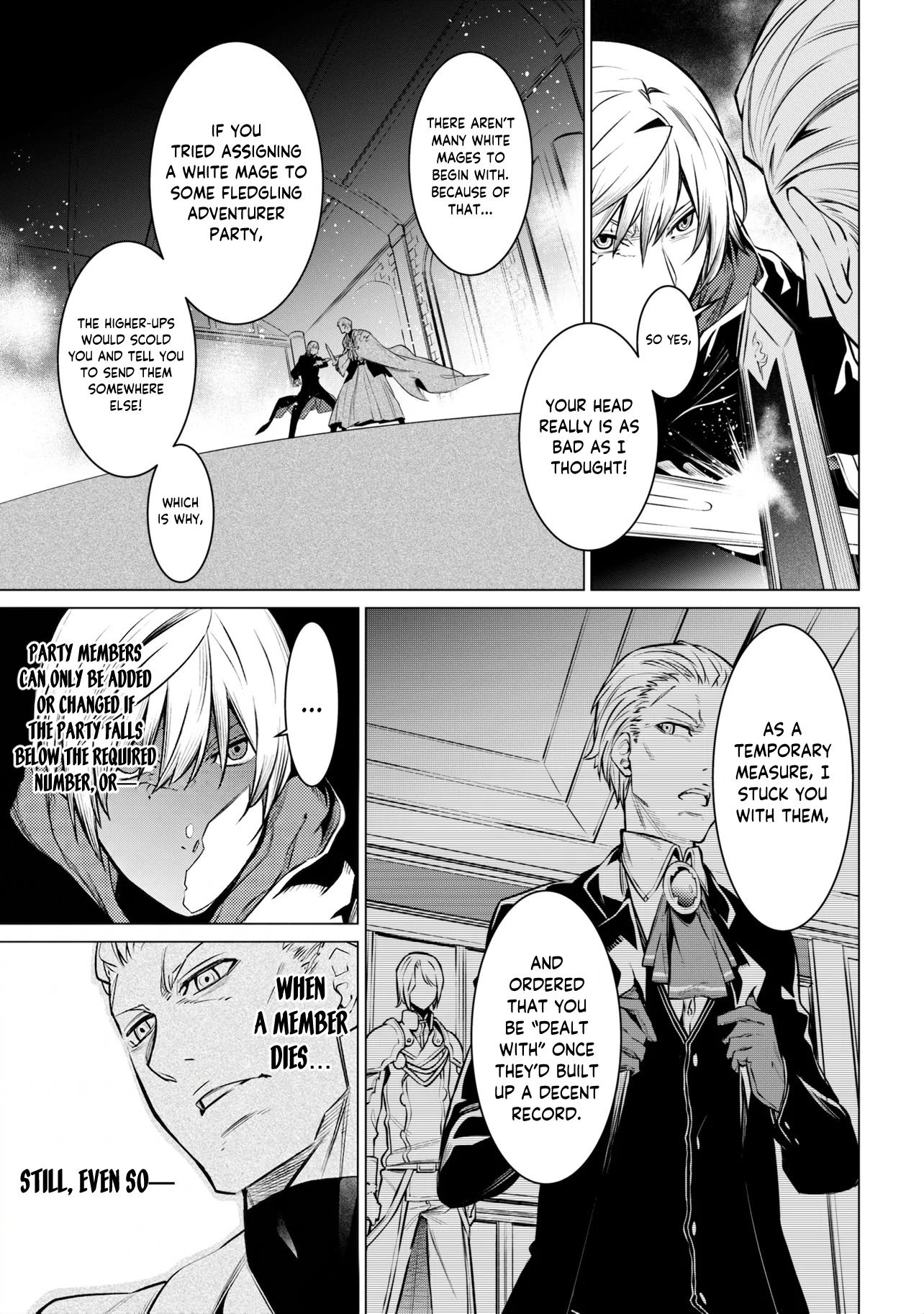SSS-Rank Dungeon de Knife Ippon Tewatasare Tsuihou Sareta Shiro Madoushi: Yggdrasil no Noroi ni Yori Jakuten de Aru Maryoku Fusoku o Kokufukushi Sekai Saikyou e to Itaru Chapter 30.1 — Page 14