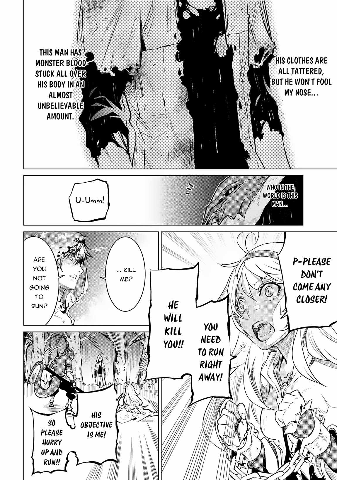 SSS-Rank Dungeon de Knife Ippon Tewatasare Tsuihou Sareta Shiro Madoushi: Yggdrasil no Noroi ni Yori Jakuten de Aru Maryoku Fusoku o Kokufukushi Sekai Saikyou e to Itaru Chapter 4.1 — Page 19