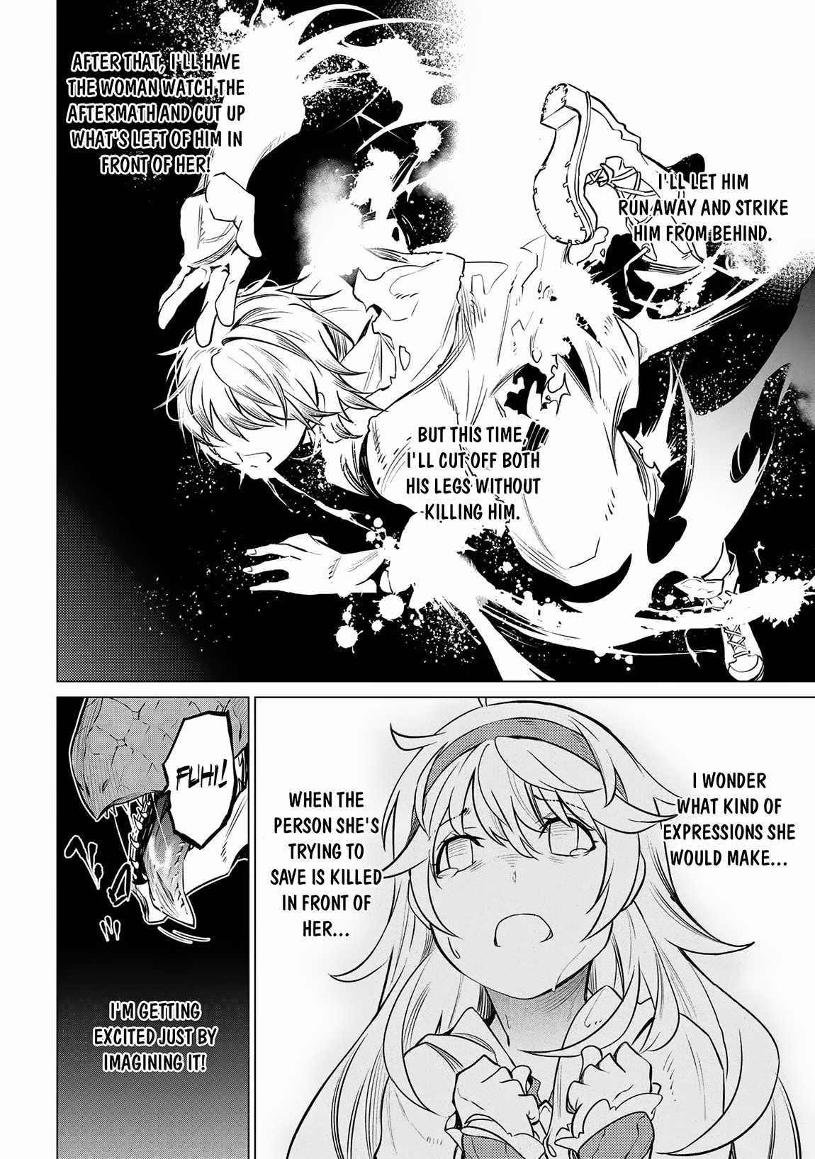 SSS-Rank Dungeon de Knife Ippon Tewatasare Tsuihou Sareta Shiro Madoushi: Yggdrasil no Noroi ni Yori Jakuten de Aru Maryoku Fusoku o Kokufukushi Sekai Saikyou e to Itaru Chapter 4.1 — Page 21