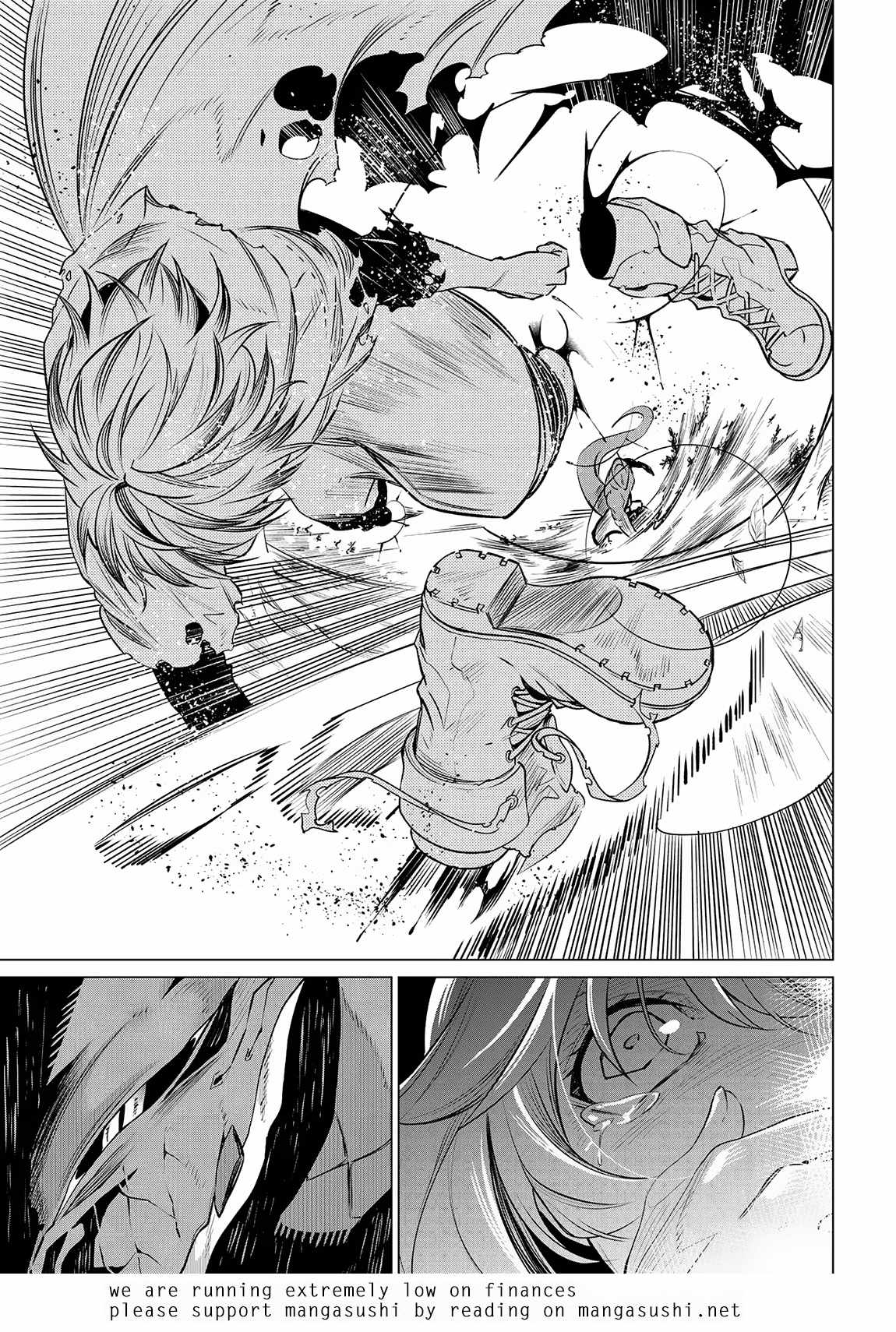 SSS-Rank Dungeon de Knife Ippon Tewatasare Tsuihou Sareta Shiro Madoushi: Yggdrasil no Noroi ni Yori Jakuten de Aru Maryoku Fusoku o Kokufukushi Sekai Saikyou e to Itaru Chapter 4.1 — Page 24