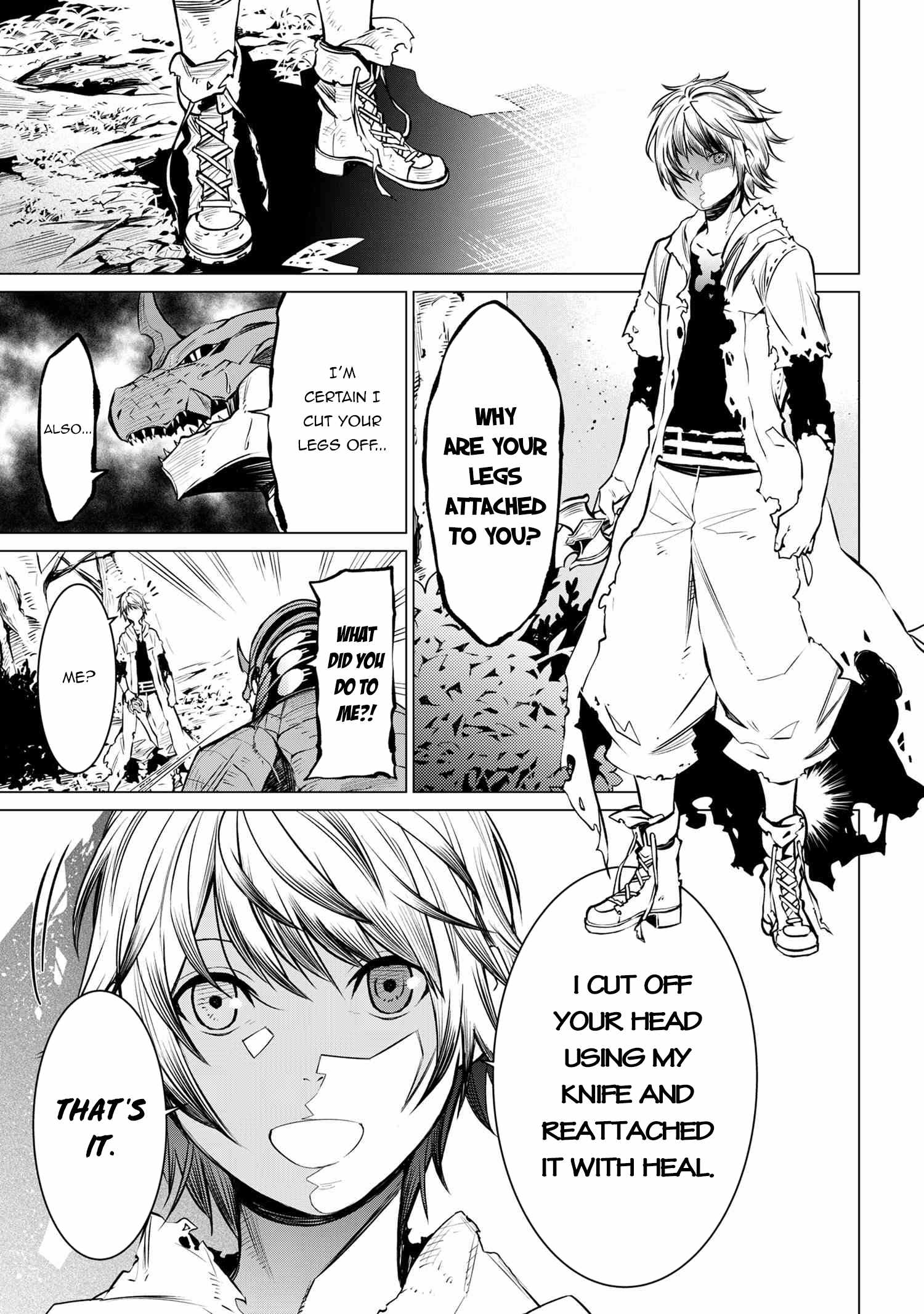 SSS-Rank Dungeon de Knife Ippon Tewatasare Tsuihou Sareta Shiro Madoushi: Yggdrasil no Noroi ni Yori Jakuten de Aru Maryoku Fusoku o Kokufukushi Sekai Saikyou e to Itaru Chapter 4.2 — Page 6