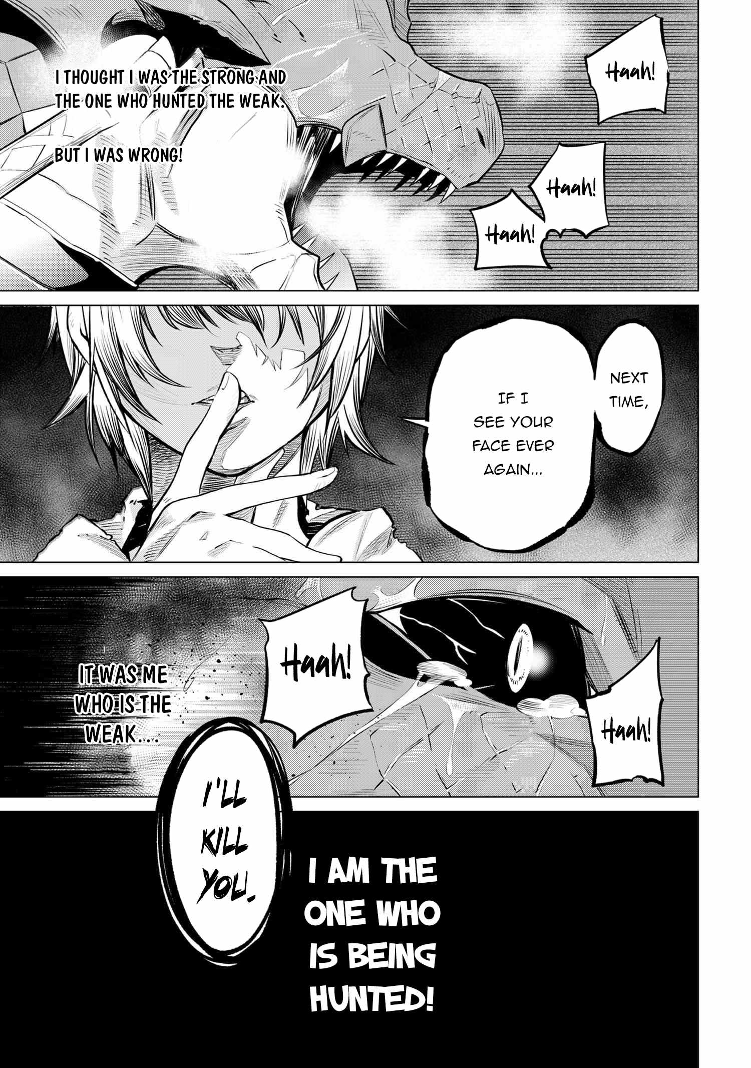 SSS-Rank Dungeon de Knife Ippon Tewatasare Tsuihou Sareta Shiro Madoushi: Yggdrasil no Noroi ni Yori Jakuten de Aru Maryoku Fusoku o Kokufukushi Sekai Saikyou e to Itaru Chapter 4.2 — Page 14