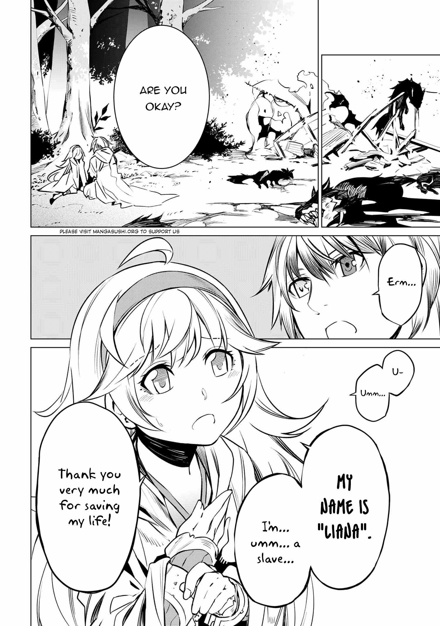SSS-Rank Dungeon de Knife Ippon Tewatasare Tsuihou Sareta Shiro Madoushi: Yggdrasil no Noroi ni Yori Jakuten de Aru Maryoku Fusoku o Kokufukushi Sekai Saikyou e to Itaru Chapter 4.2 — Page 15