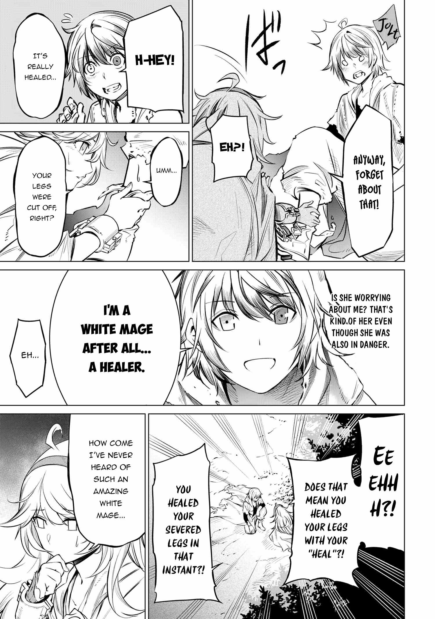 SSS-Rank Dungeon de Knife Ippon Tewatasare Tsuihou Sareta Shiro Madoushi: Yggdrasil no Noroi ni Yori Jakuten de Aru Maryoku Fusoku o Kokufukushi Sekai Saikyou e to Itaru Chapter 4.2 — Page 16