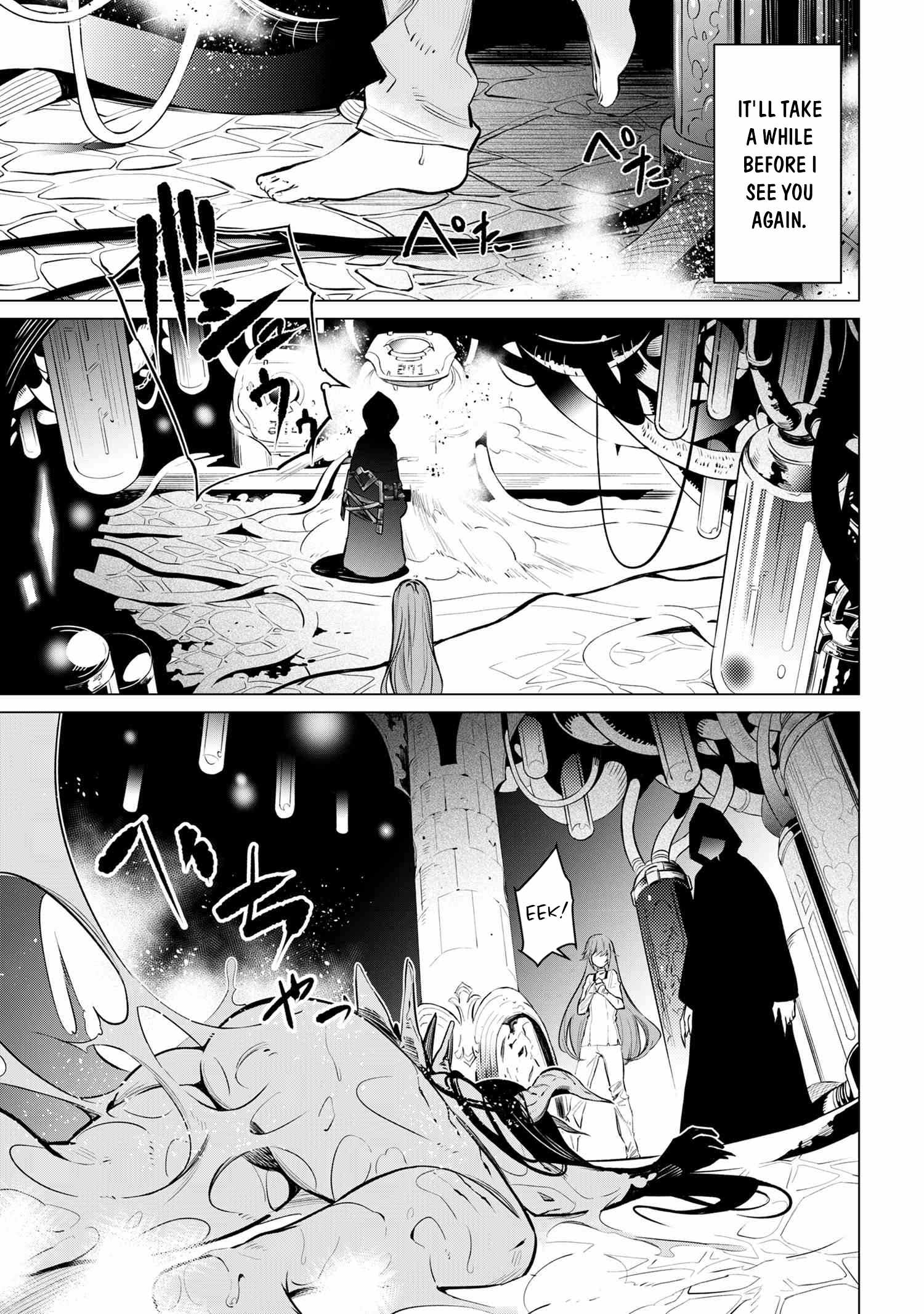 SSS-Rank Dungeon de Knife Ippon Tewatasare Tsuihou Sareta Shiro Madoushi: Yggdrasil no Noroi ni Yori Jakuten de Aru Maryoku Fusoku o Kokufukushi Sekai Saikyou e to Itaru Chapter 4.2 — Page 22