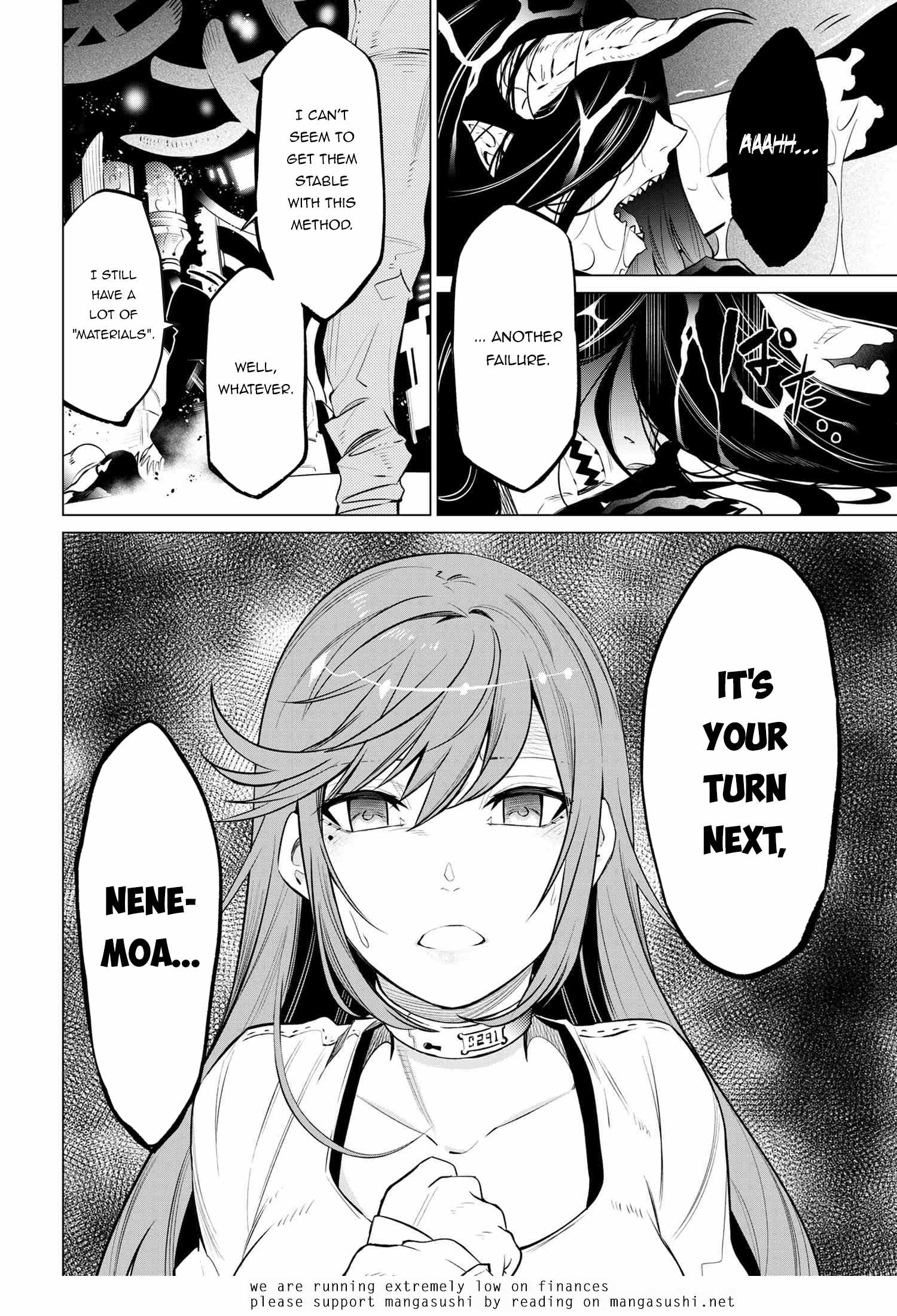 SSS-Rank Dungeon de Knife Ippon Tewatasare Tsuihou Sareta Shiro Madoushi: Yggdrasil no Noroi ni Yori Jakuten de Aru Maryoku Fusoku o Kokufukushi Sekai Saikyou e to Itaru Chapter 4.2 — Page 23