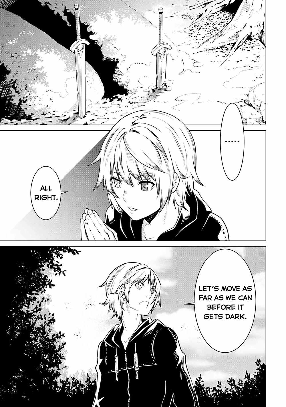 SSS-Rank Dungeon de Knife Ippon Tewatasare Tsuihou Sareta Shiro Madoushi: Yggdrasil no Noroi ni Yori Jakuten de Aru Maryoku Fusoku o Kokufukushi Sekai Saikyou e to Itaru Chapter 5.1 — Page 4