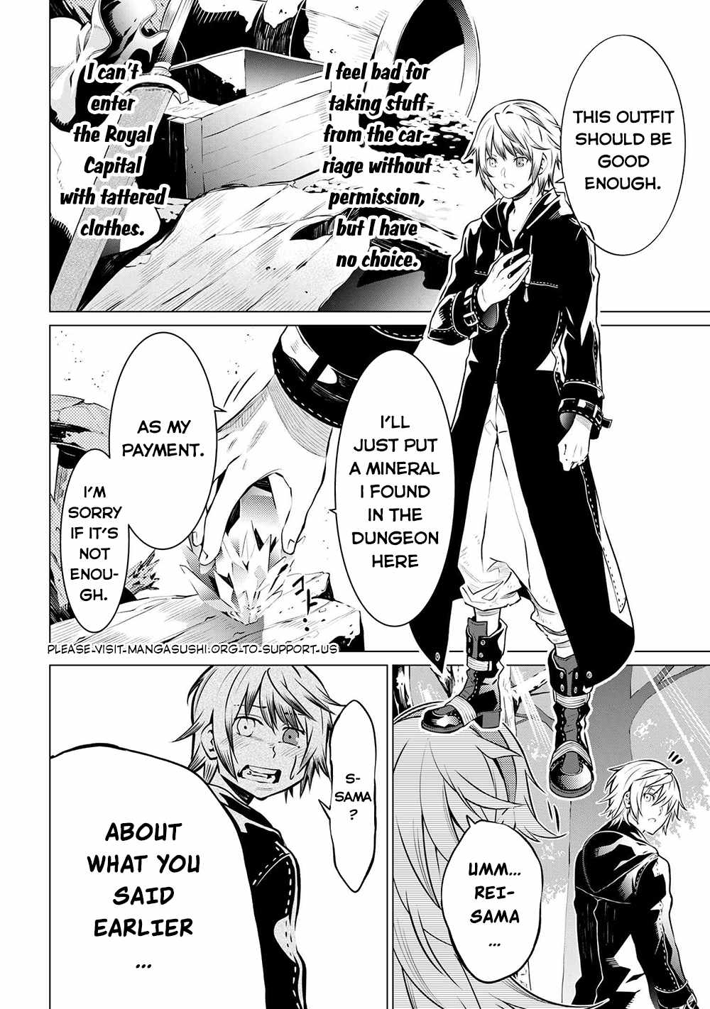 SSS-Rank Dungeon de Knife Ippon Tewatasare Tsuihou Sareta Shiro Madoushi: Yggdrasil no Noroi ni Yori Jakuten de Aru Maryoku Fusoku o Kokufukushi Sekai Saikyou e to Itaru Chapter 5.1 — Page 5