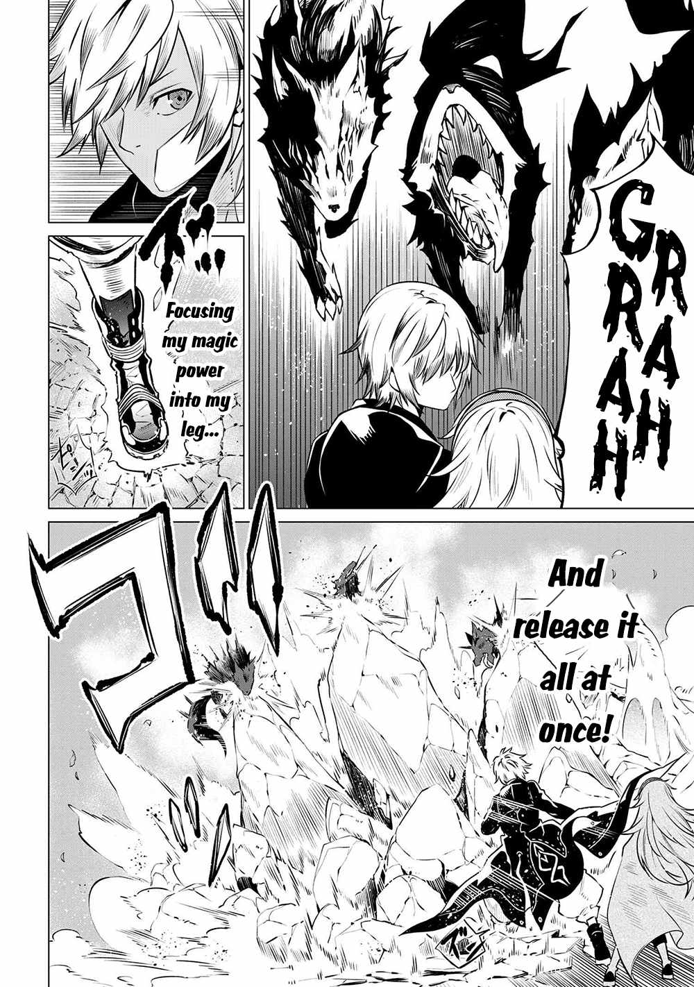 SSS-Rank Dungeon de Knife Ippon Tewatasare Tsuihou Sareta Shiro Madoushi: Yggdrasil no Noroi ni Yori Jakuten de Aru Maryoku Fusoku o Kokufukushi Sekai Saikyou e to Itaru Chapter 5.1 — Page 17