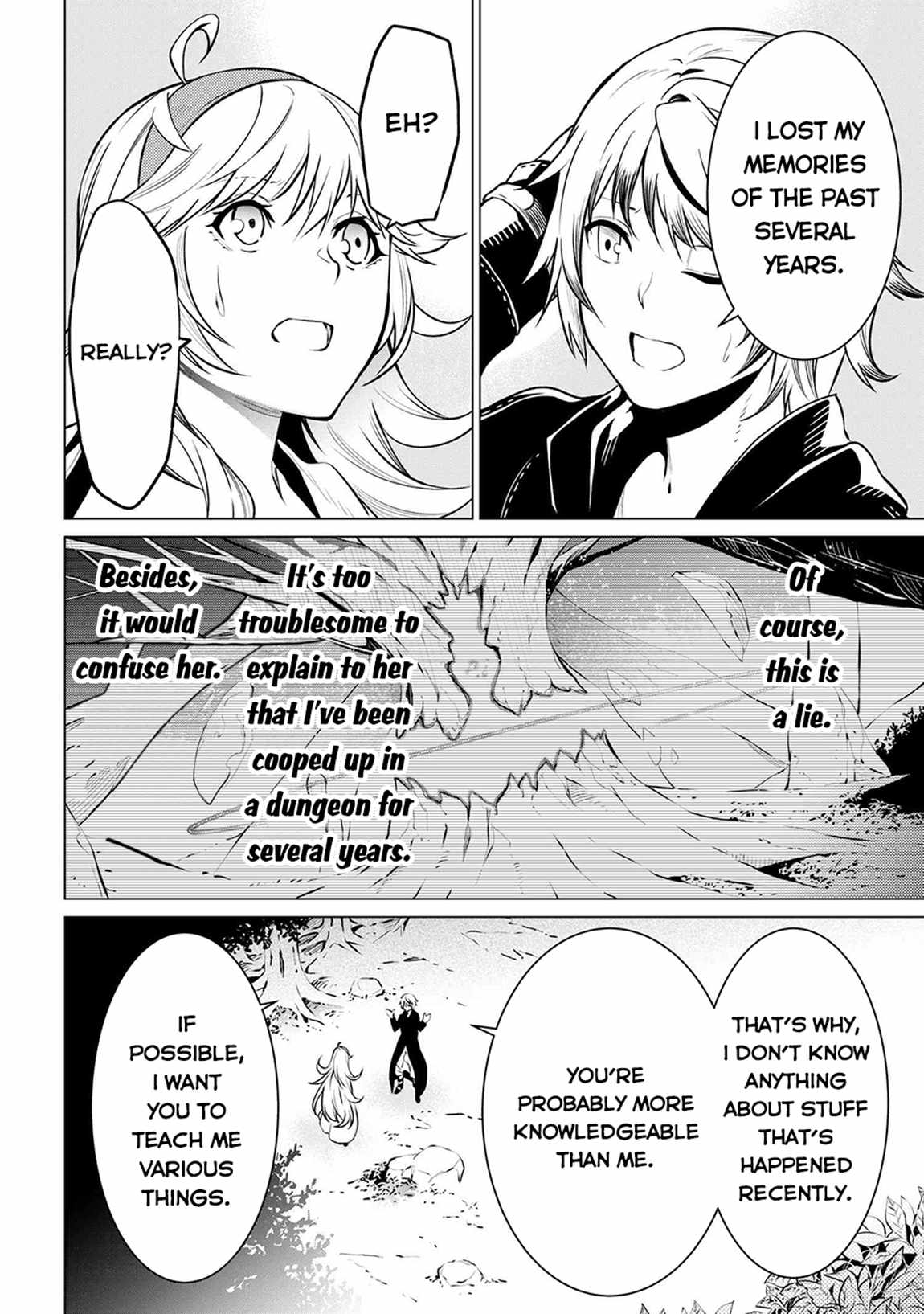 SSS-Rank Dungeon de Knife Ippon Tewatasare Tsuihou Sareta Shiro Madoushi: Yggdrasil no Noroi ni Yori Jakuten de Aru Maryoku Fusoku o Kokufukushi Sekai Saikyou e to Itaru Chapter 5.2 — Page 9