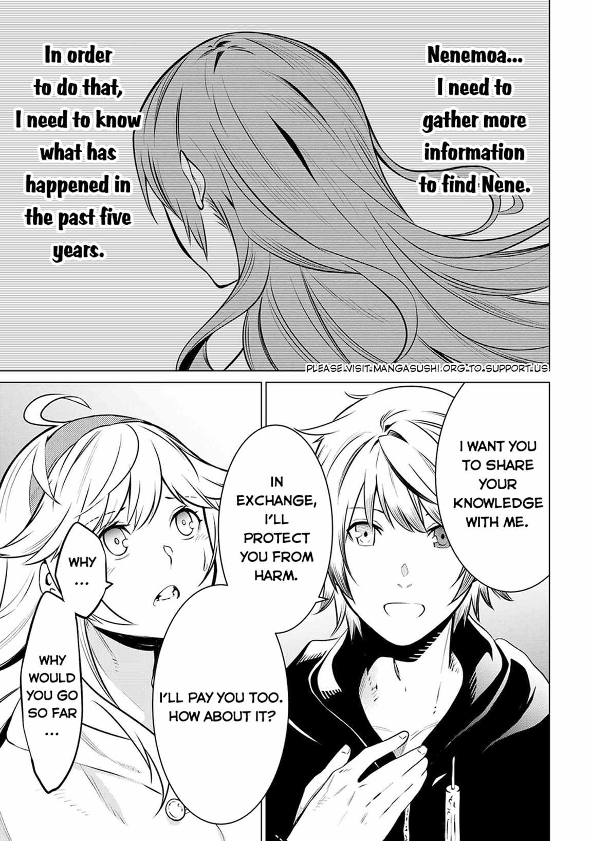 SSS-Rank Dungeon de Knife Ippon Tewatasare Tsuihou Sareta Shiro Madoushi: Yggdrasil no Noroi ni Yori Jakuten de Aru Maryoku Fusoku o Kokufukushi Sekai Saikyou e to Itaru Chapter 5.2 — Page 10