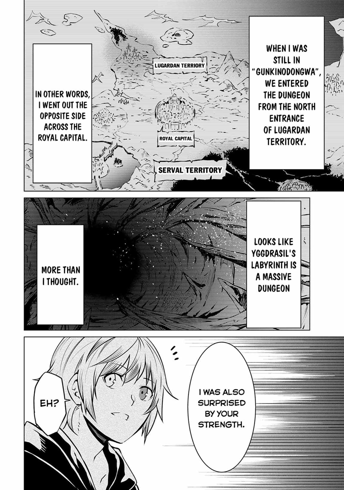 SSS-Rank Dungeon de Knife Ippon Tewatasare Tsuihou Sareta Shiro Madoushi: Yggdrasil no Noroi ni Yori Jakuten de Aru Maryoku Fusoku o Kokufukushi Sekai Saikyou e to Itaru Chapter 5.2 — Page 19