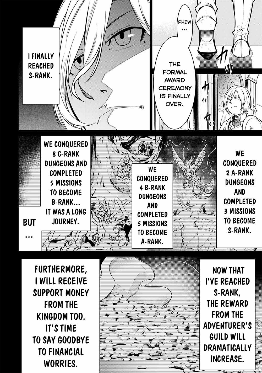 SSS-Rank Dungeon de Knife Ippon Tewatasare Tsuihou Sareta Shiro Madoushi: Yggdrasil no Noroi ni Yori Jakuten de Aru Maryoku Fusoku o Kokufukushi Sekai Saikyou e to Itaru Chapter 6.1 — Page 9