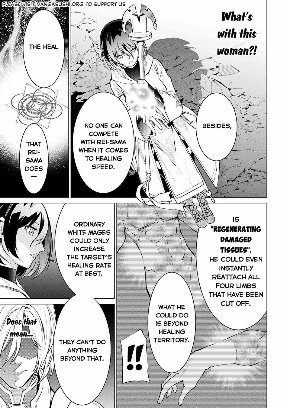 SSS-Rank Dungeon de Knife Ippon Tewatasare Tsuihou Sareta Shiro Madoushi: Yggdrasil no Noroi ni Yori Jakuten de Aru Maryoku Fusoku o Kokufukushi Sekai Saikyou e to Itaru Chapter 6.2 — Page 13