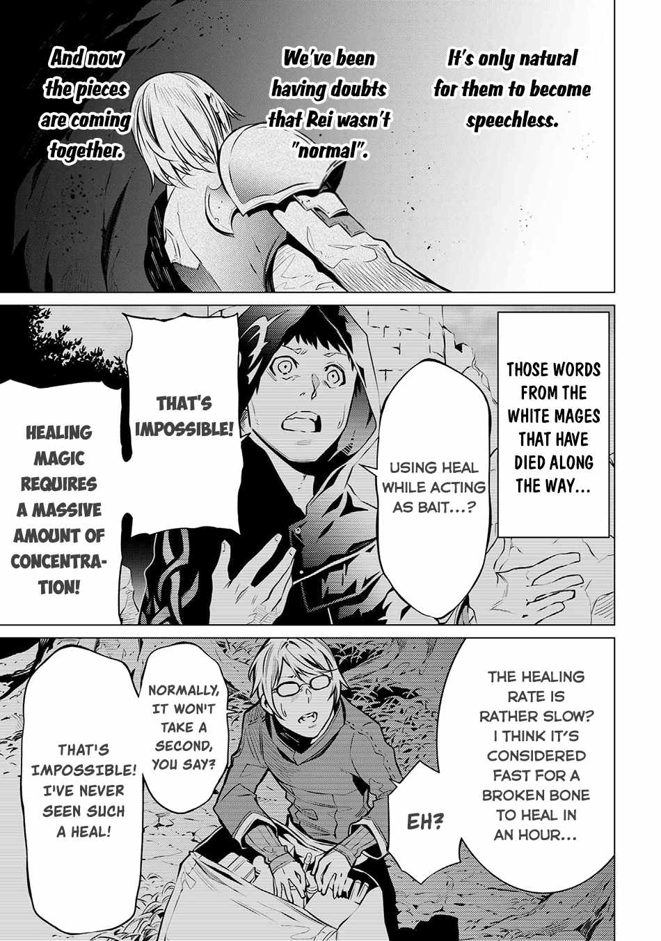 SSS-Rank Dungeon de Knife Ippon Tewatasare Tsuihou Sareta Shiro Madoushi: Yggdrasil no Noroi ni Yori Jakuten de Aru Maryoku Fusoku o Kokufukushi Sekai Saikyou e to Itaru Chapter 6.2 — Page 15