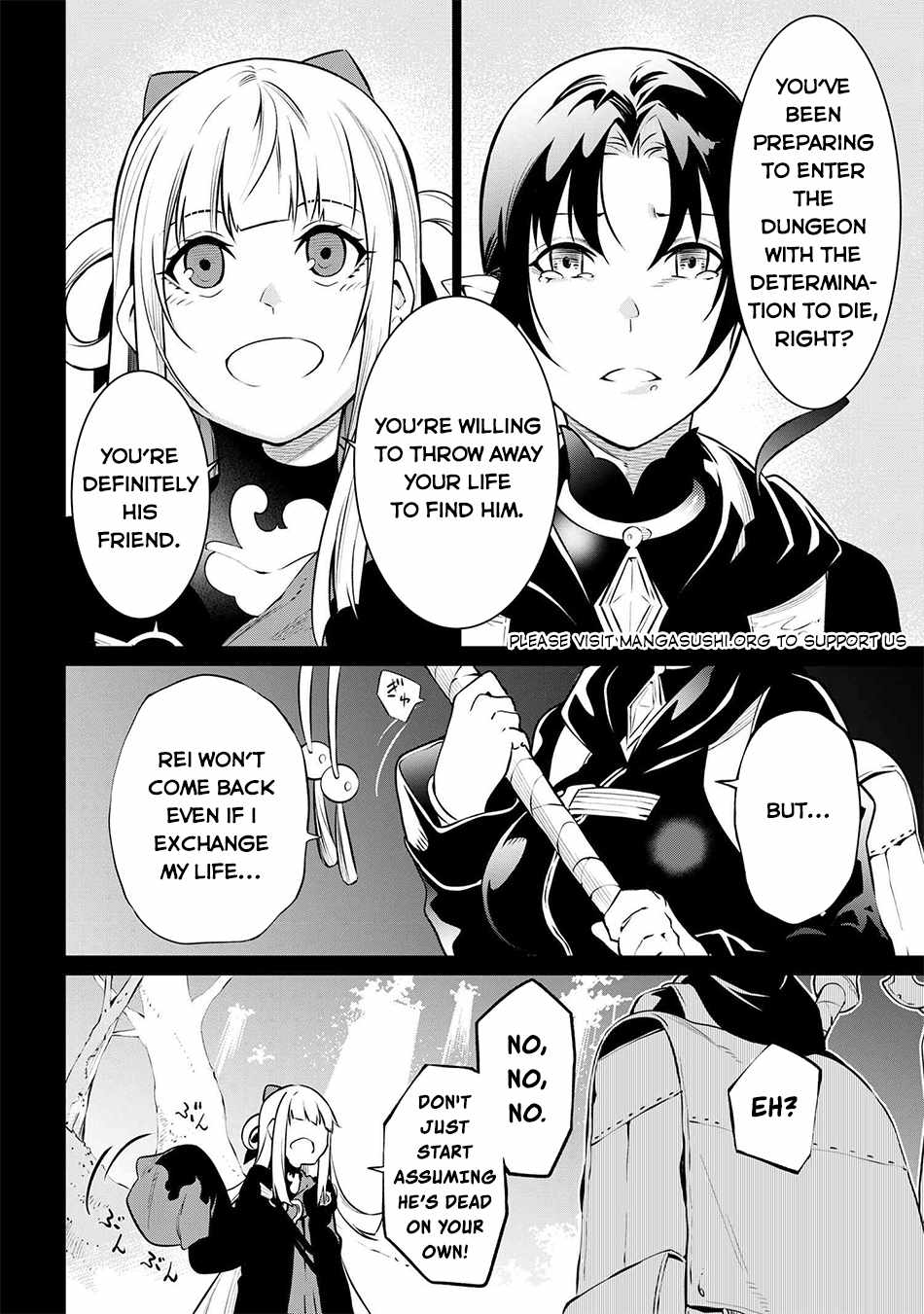 SSS-Rank Dungeon de Knife Ippon Tewatasare Tsuihou Sareta Shiro Madoushi: Yggdrasil no Noroi ni Yori Jakuten de Aru Maryoku Fusoku o Kokufukushi Sekai Saikyou e to Itaru Chapter 7.1 — Page 11
