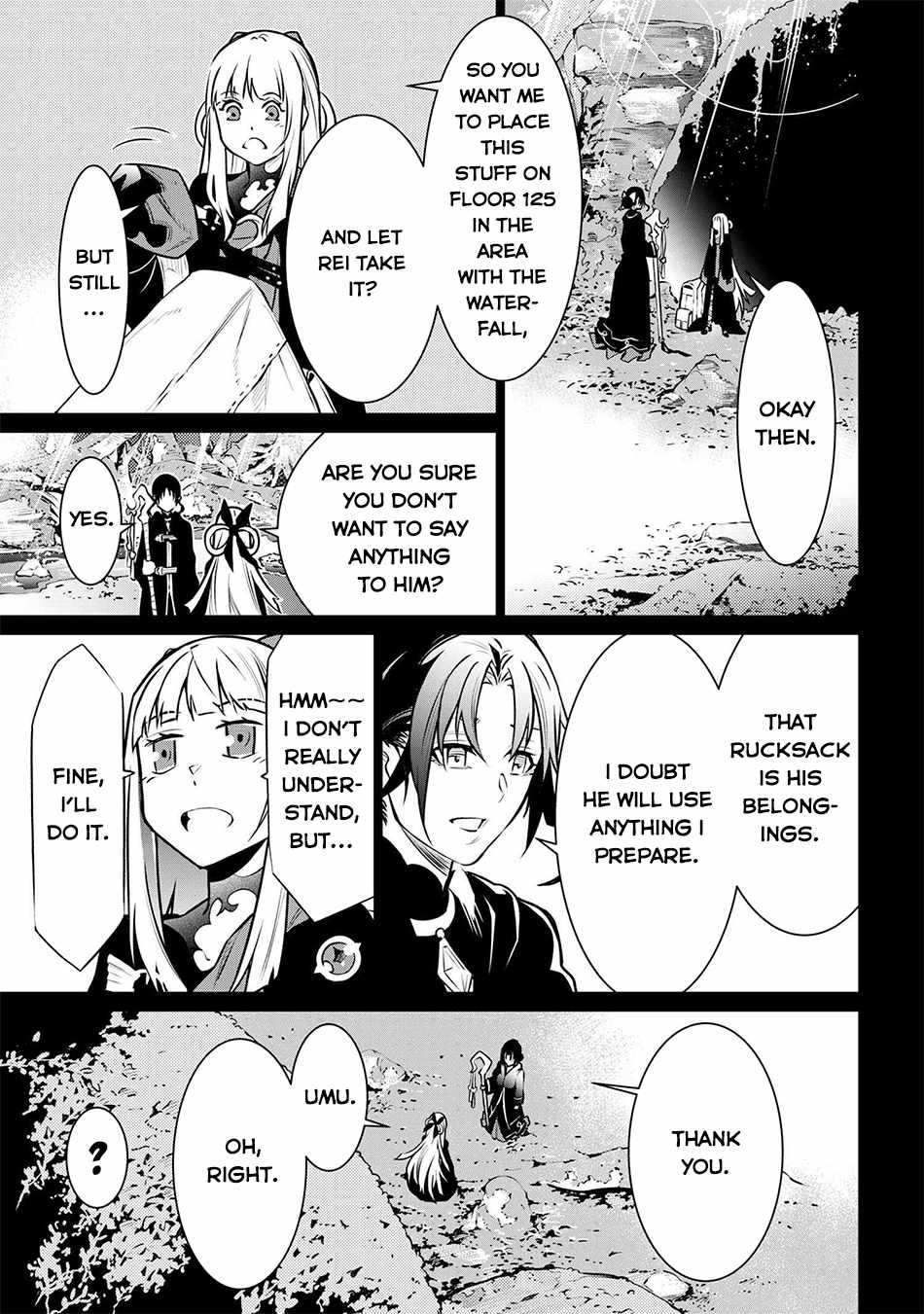 SSS-Rank Dungeon de Knife Ippon Tewatasare Tsuihou Sareta Shiro Madoushi: Yggdrasil no Noroi ni Yori Jakuten de Aru Maryoku Fusoku o Kokufukushi Sekai Saikyou e to Itaru Chapter 7.1 — Page 14