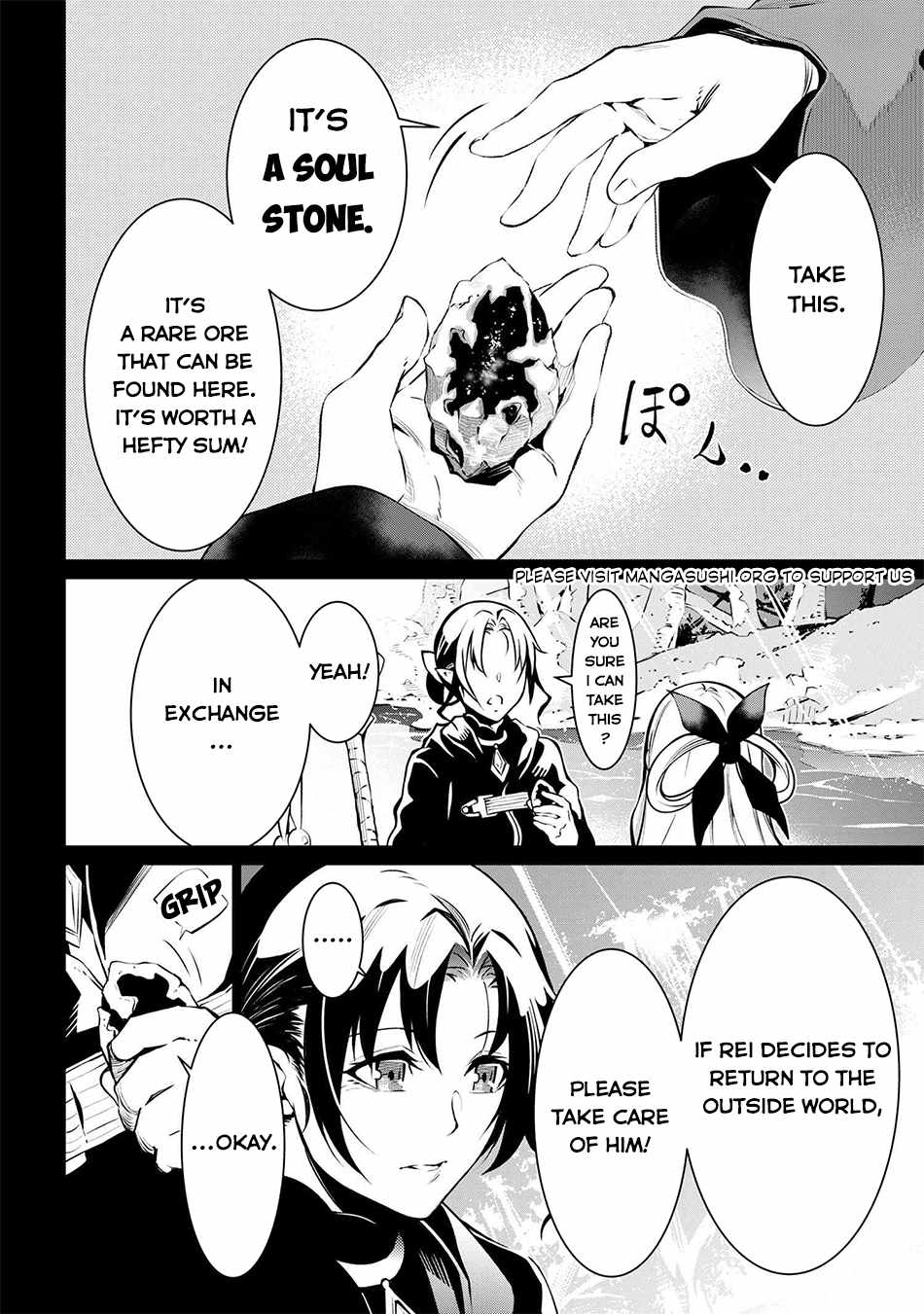 SSS-Rank Dungeon de Knife Ippon Tewatasare Tsuihou Sareta Shiro Madoushi: Yggdrasil no Noroi ni Yori Jakuten de Aru Maryoku Fusoku o Kokufukushi Sekai Saikyou e to Itaru Chapter 7.1 — Page 15