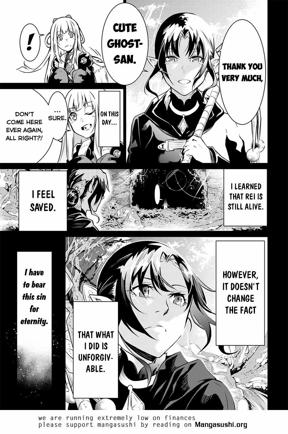 SSS-Rank Dungeon de Knife Ippon Tewatasare Tsuihou Sareta Shiro Madoushi: Yggdrasil no Noroi ni Yori Jakuten de Aru Maryoku Fusoku o Kokufukushi Sekai Saikyou e to Itaru Chapter 7.1 — Page 16