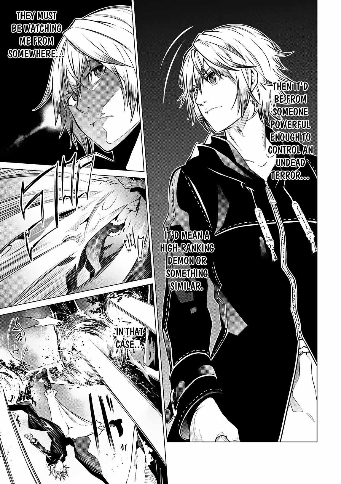 SSS-Rank Dungeon de Knife Ippon Tewatasare Tsuihou Sareta Shiro Madoushi: Yggdrasil no Noroi ni Yori Jakuten de Aru Maryoku Fusoku o Kokufukushi Sekai Saikyou e to Itaru Chapter 8.1 — Page 9