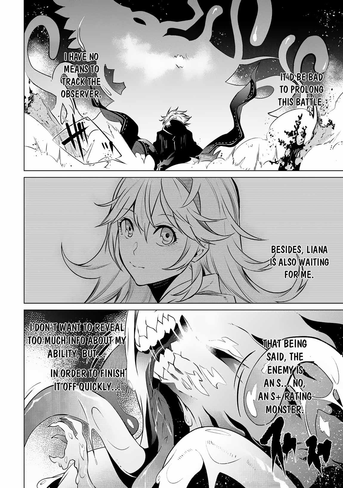 SSS-Rank Dungeon de Knife Ippon Tewatasare Tsuihou Sareta Shiro Madoushi: Yggdrasil no Noroi ni Yori Jakuten de Aru Maryoku Fusoku o Kokufukushi Sekai Saikyou e to Itaru Chapter 8.1 — Page 10