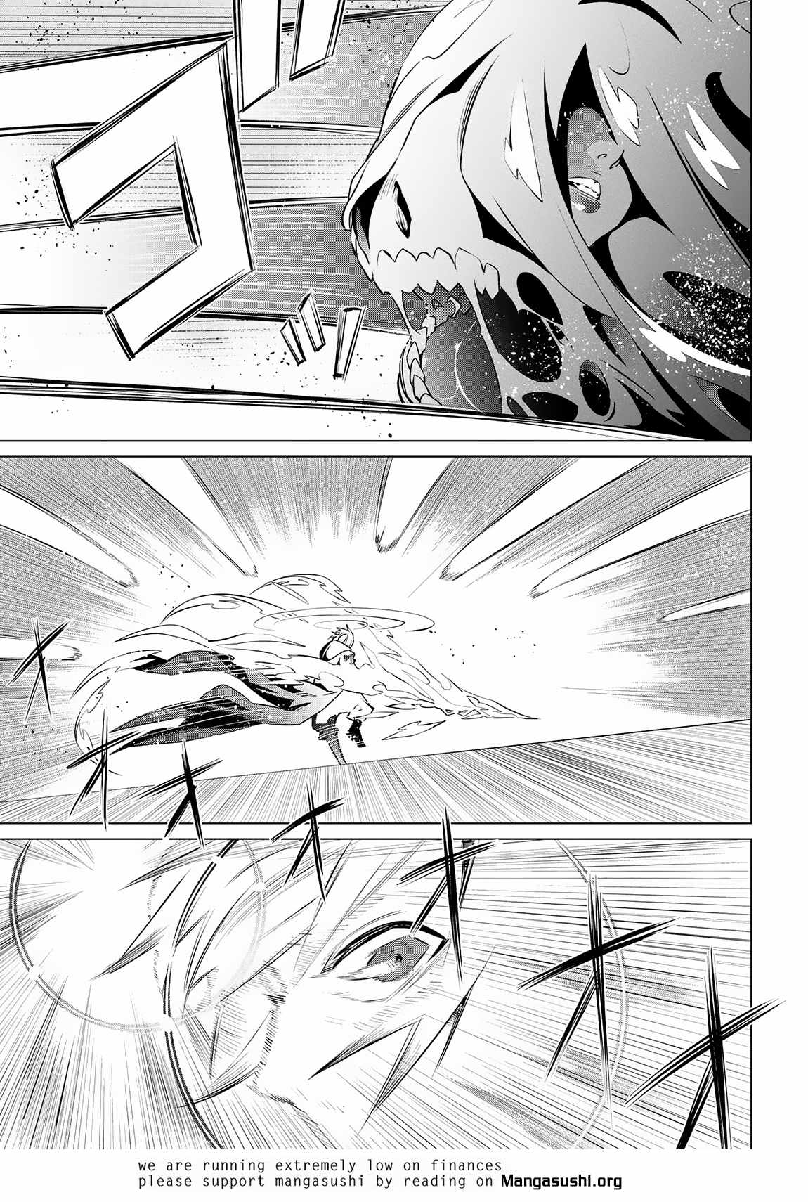 SSS-Rank Dungeon de Knife Ippon Tewatasare Tsuihou Sareta Shiro Madoushi: Yggdrasil no Noroi ni Yori Jakuten de Aru Maryoku Fusoku o Kokufukushi Sekai Saikyou e to Itaru Chapter 8.1 — Page 17