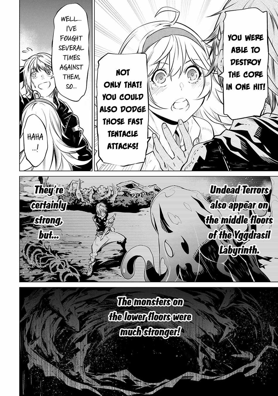 SSS-Rank Dungeon de Knife Ippon Tewatasare Tsuihou Sareta Shiro Madoushi: Yggdrasil no Noroi ni Yori Jakuten de Aru Maryoku Fusoku o Kokufukushi Sekai Saikyou e to Itaru Chapter 8.2 — Page 4