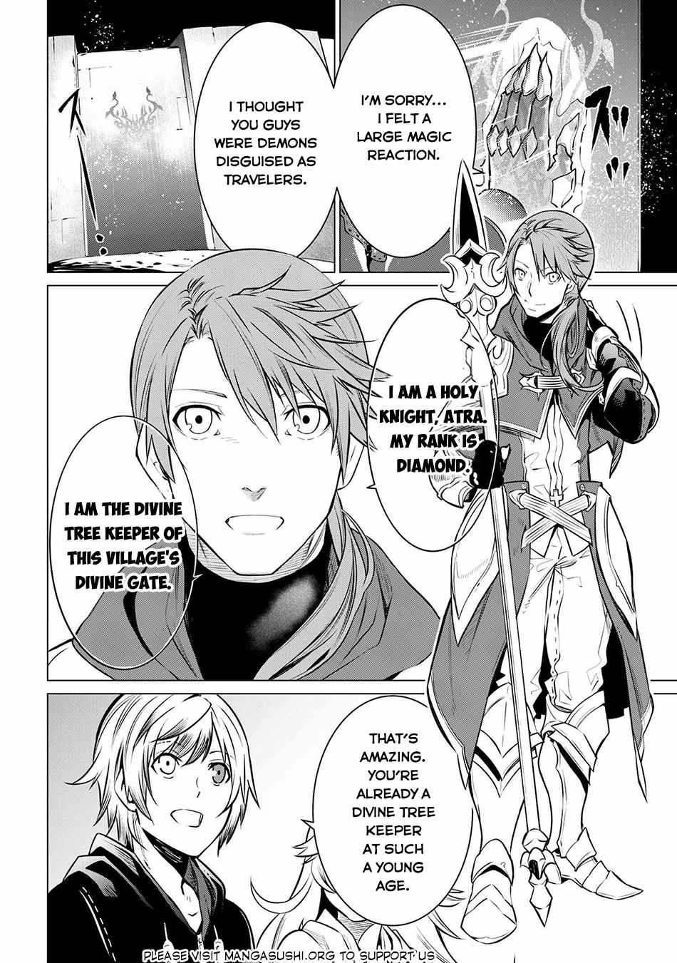 SSS-Rank Dungeon de Knife Ippon Tewatasare Tsuihou Sareta Shiro Madoushi: Yggdrasil no Noroi ni Yori Jakuten de Aru Maryoku Fusoku o Kokufukushi Sekai Saikyou e to Itaru Chapter 8.2 — Page 16