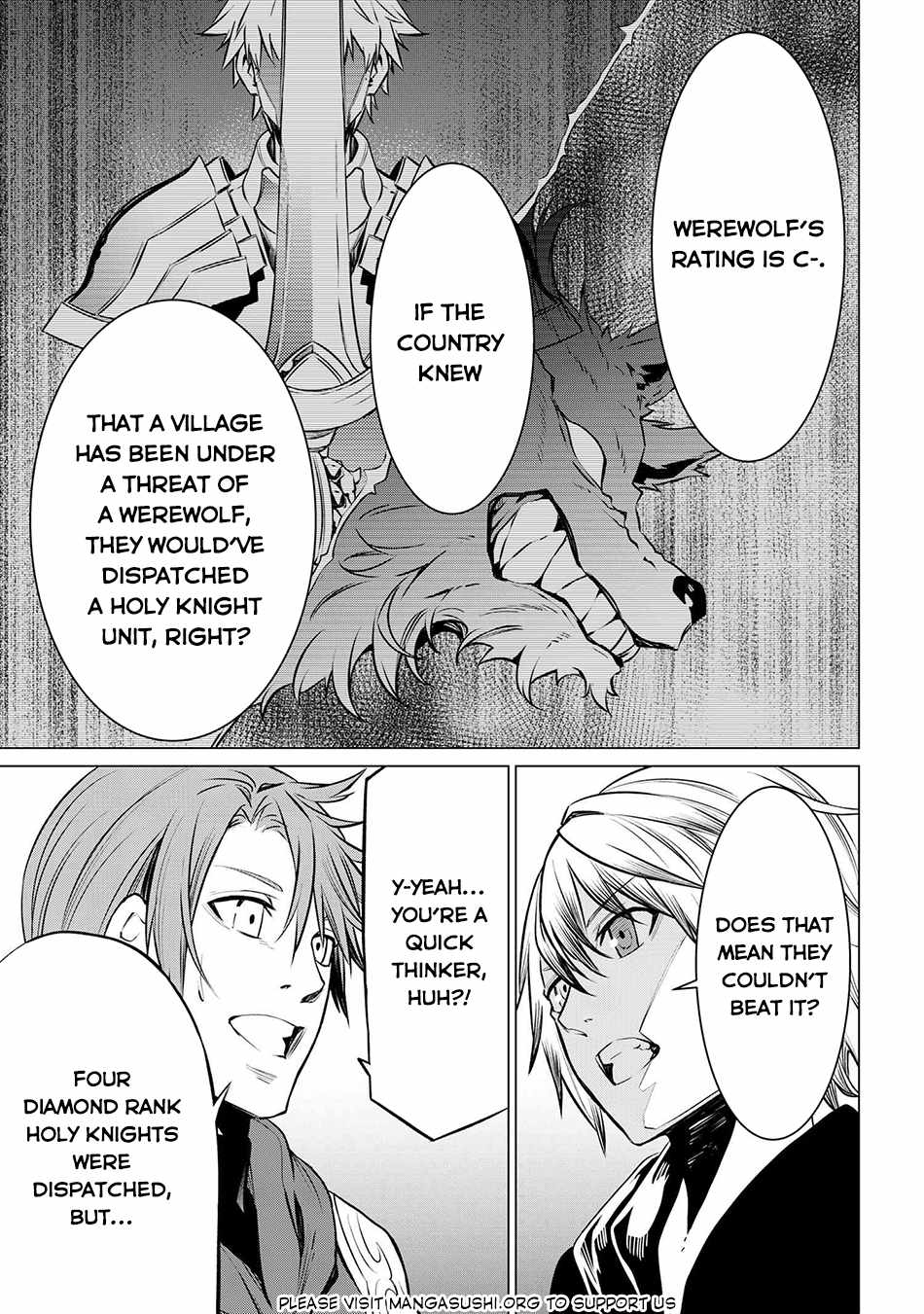 SSS-Rank Dungeon de Knife Ippon Tewatasare Tsuihou Sareta Shiro Madoushi: Yggdrasil no Noroi ni Yori Jakuten de Aru Maryoku Fusoku o Kokufukushi Sekai Saikyou e to Itaru Chapter 8.2 — Page 21