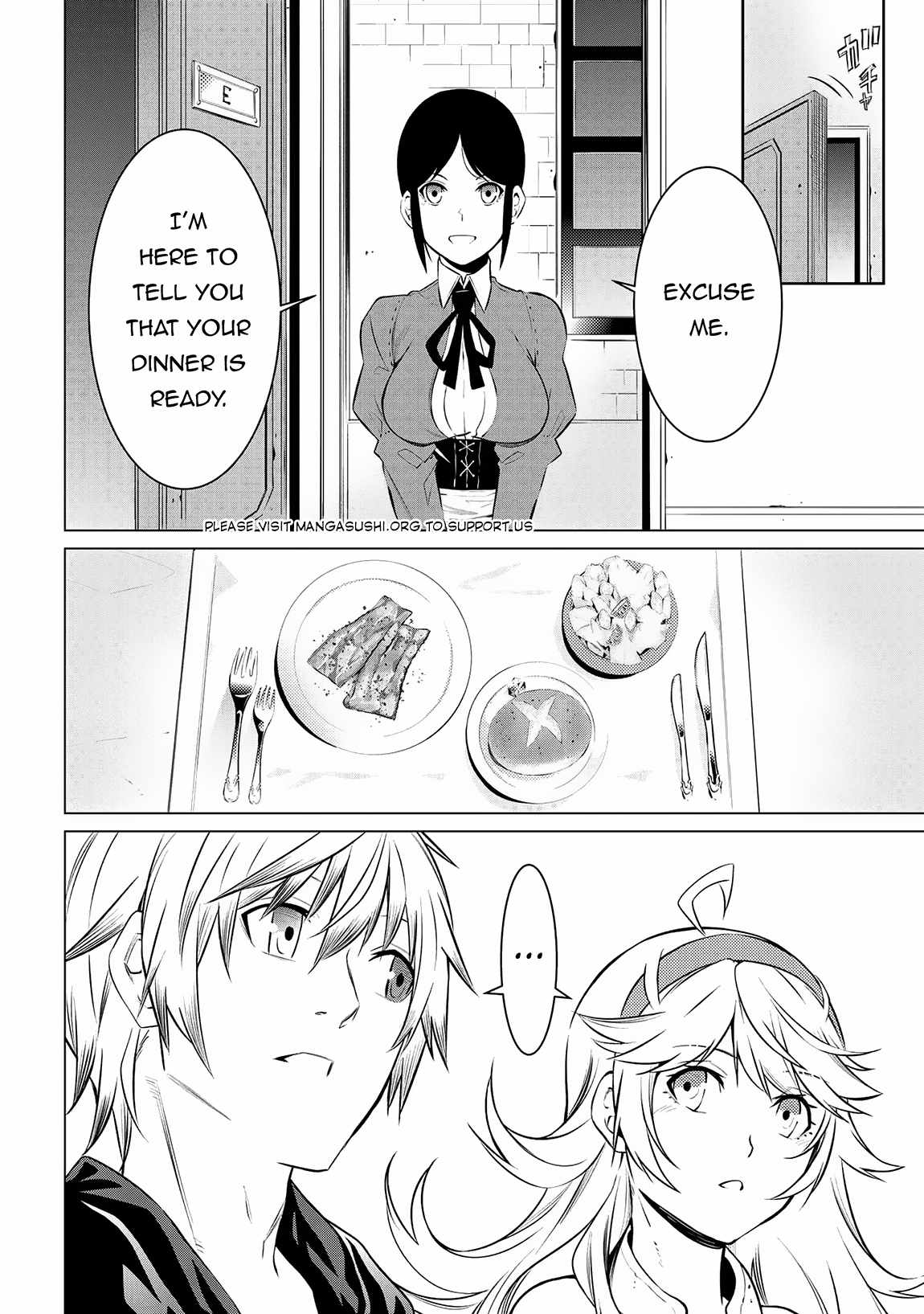 SSS-Rank Dungeon de Knife Ippon Tewatasare Tsuihou Sareta Shiro Madoushi: Yggdrasil no Noroi ni Yori Jakuten de Aru Maryoku Fusoku o Kokufukushi Sekai Saikyou e to Itaru Chapter 9.2 — Page 6