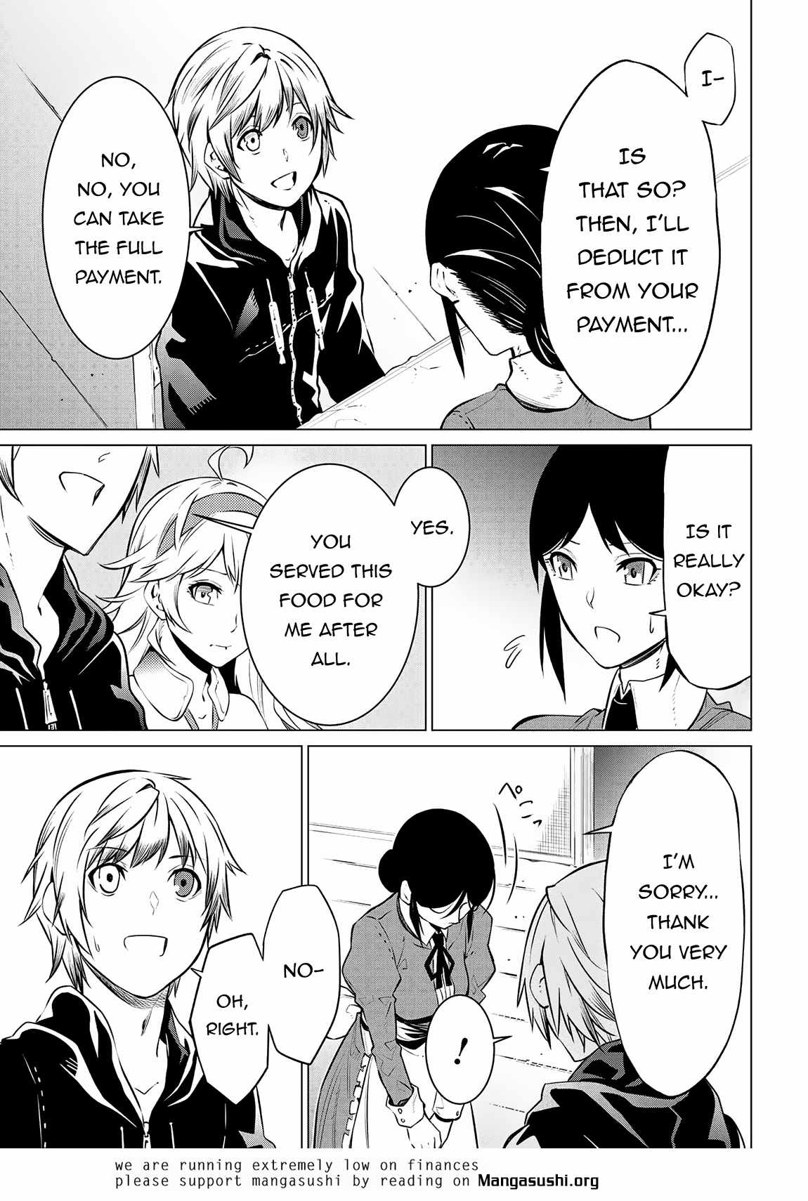 SSS-Rank Dungeon de Knife Ippon Tewatasare Tsuihou Sareta Shiro Madoushi: Yggdrasil no Noroi ni Yori Jakuten de Aru Maryoku Fusoku o Kokufukushi Sekai Saikyou e to Itaru Chapter 9.2 — Page 11