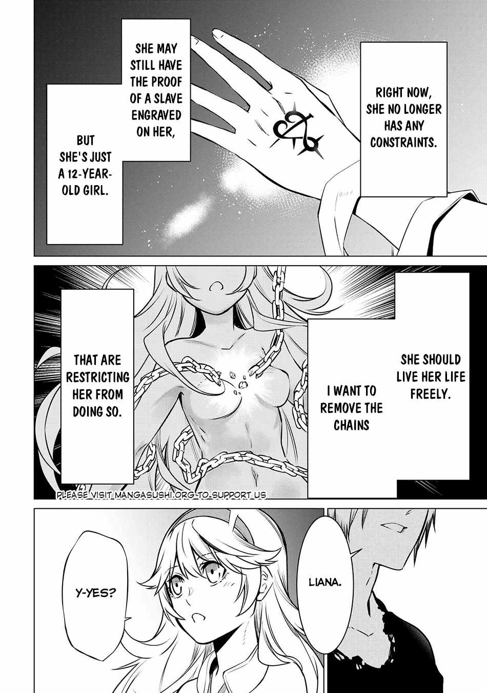 SSS-Rank Dungeon de Knife Ippon Tewatasare Tsuihou Sareta Shiro Madoushi: Yggdrasil no Noroi ni Yori Jakuten de Aru Maryoku Fusoku o Kokufukushi Sekai Saikyou e to Itaru Chapter 9.3 — Page 16