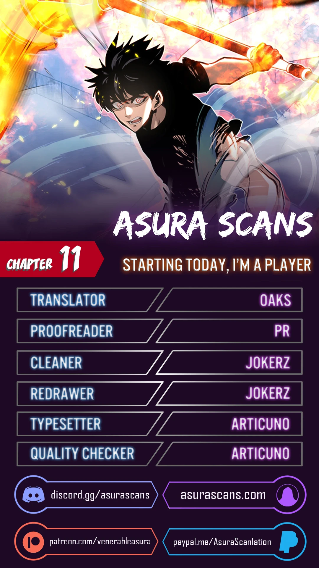 Starting Today, I’m a Player Chapter 11 — Page 1
