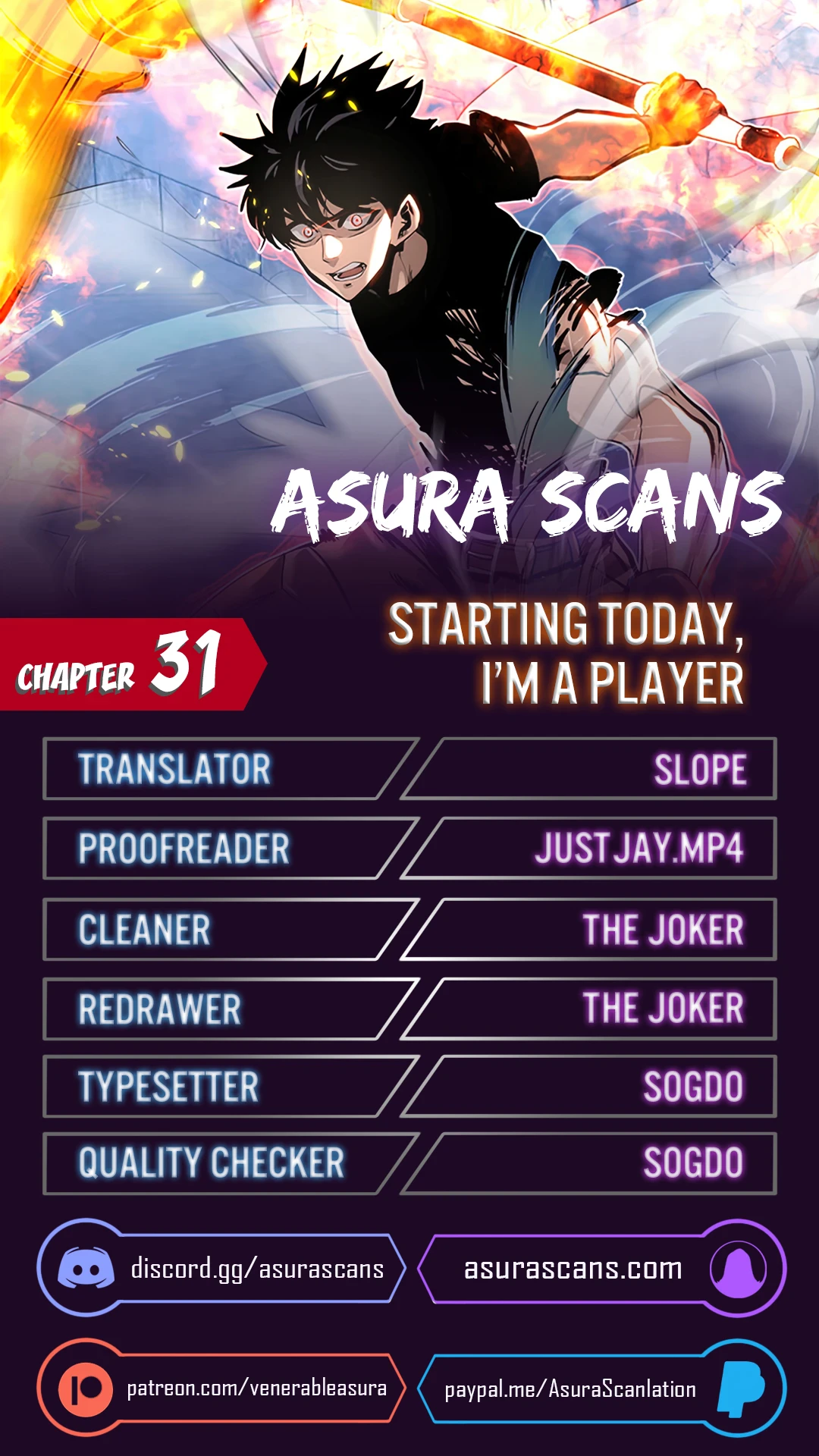 Starting Today, I’m a Player Chapter 31 — Page 1