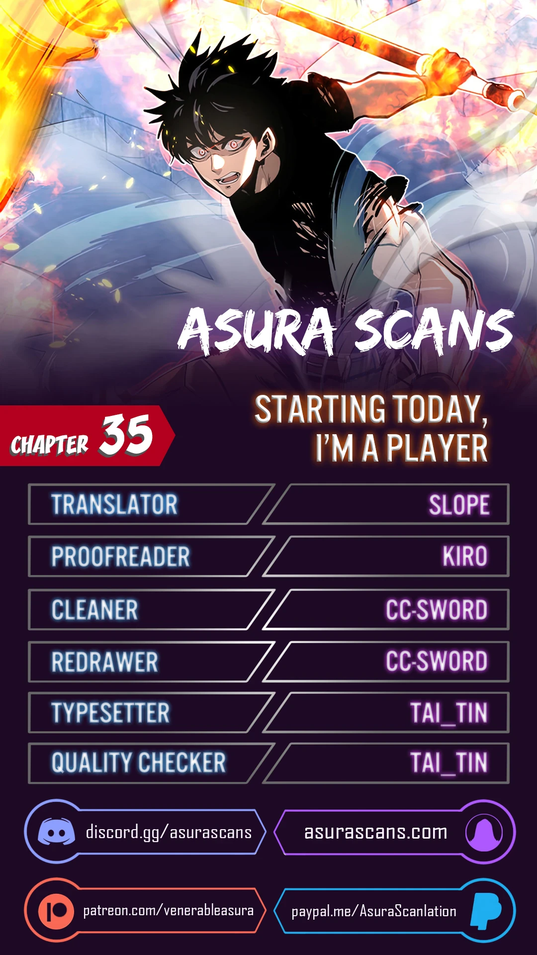 Starting Today, I’m a Player Chapter 35 — Page 1
