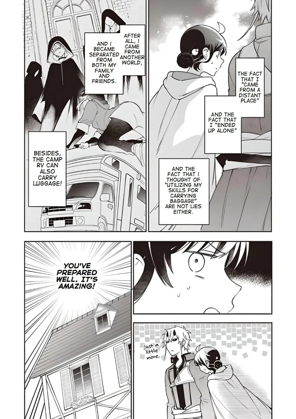 Suterare Seijo no Isekai Gohantabi: Kakure Sukiru de Camping Car o Shoukan Shimashita Chapter 8 — Page 12