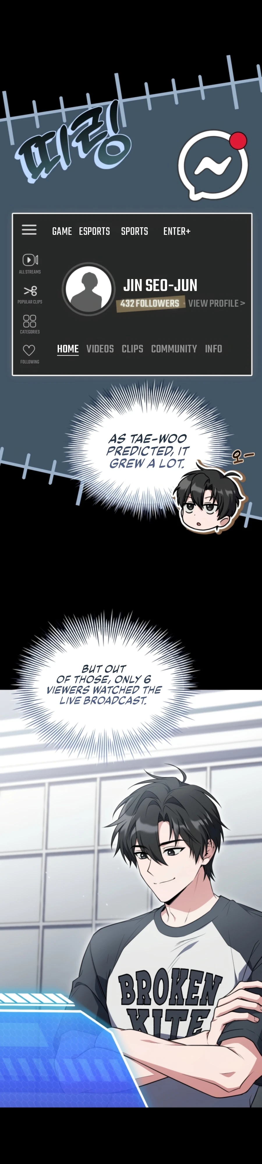 Swordmanship Veteran's Game Stream Chapter 8 — Page 11