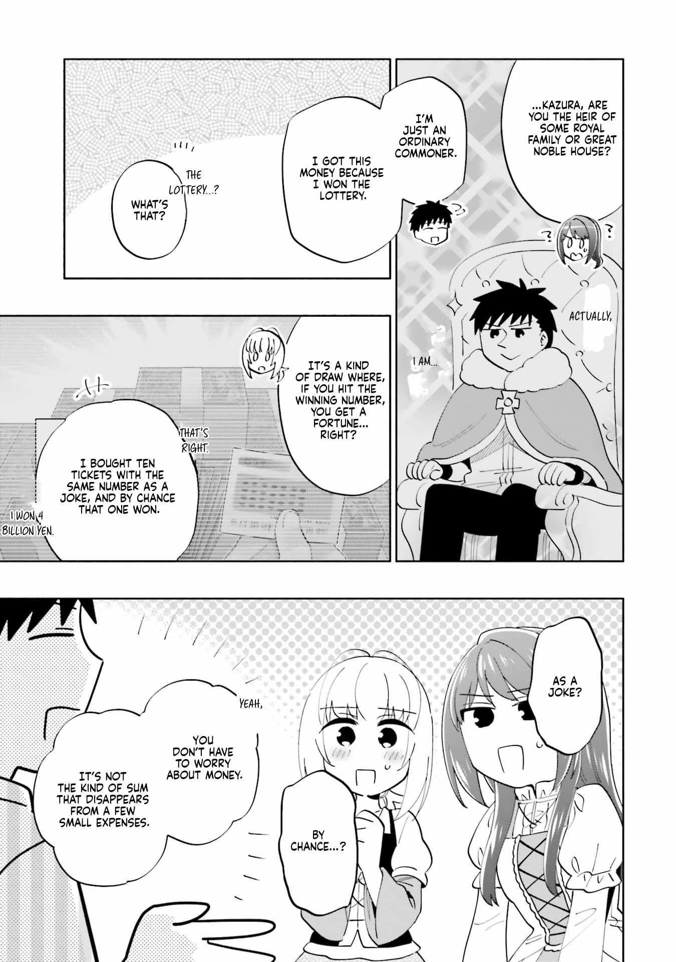 Takarakuji de 40-oku Atatta ndakedo Isekai ni Ijuu Suru Chapter 90 — Page 13
