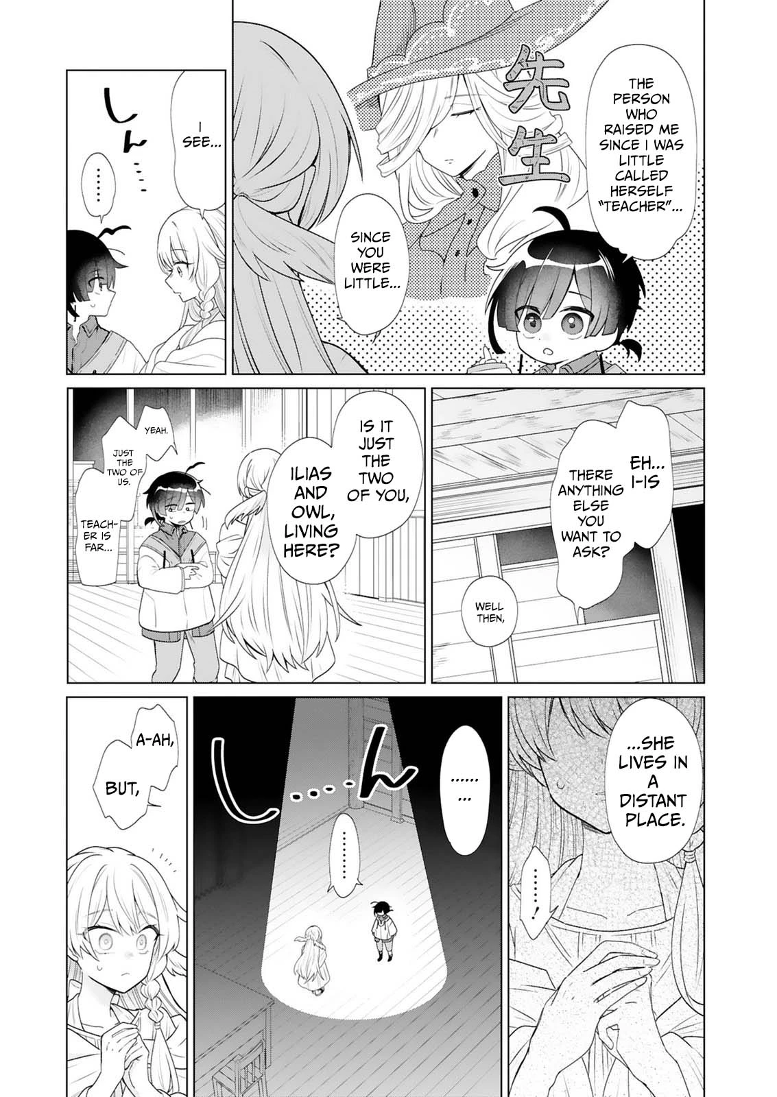 Tansakusha Ilias wa Hitomishiri Saikyou Bocchi Shounen wa, Saikyou no Kamen de Kyou mo Hitori wo Tsuranukitai Chapter 4.1 — Page 8