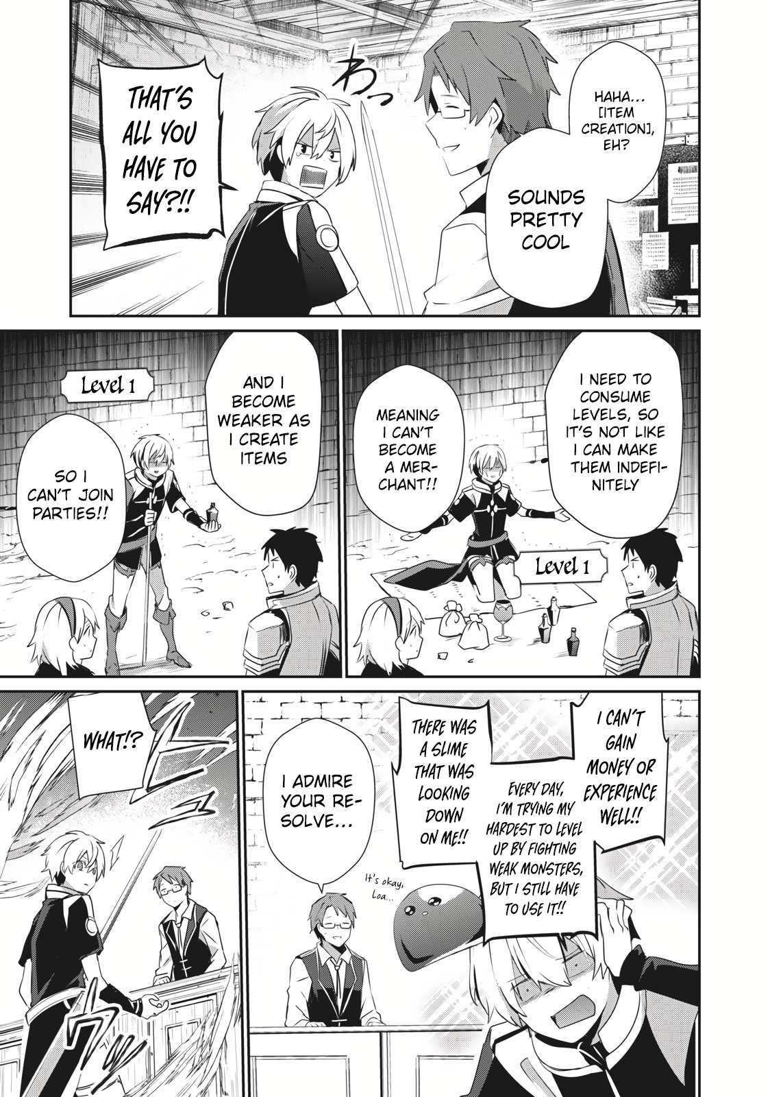 Teihen Boukensha dakedo Mahou o Kiwametemiru koto ni shita: Munou Skill kara Kami Skill ni Shinka Shita [Mahou Souzou] to [Item Sakusei] de Musou Suru Chapter 1 — Page 7