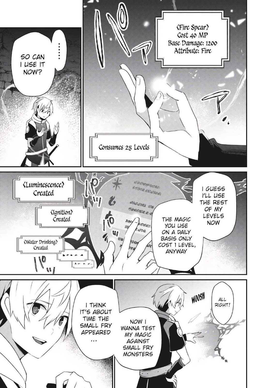 Teihen Boukensha dakedo Mahou o Kiwametemiru koto ni shita: Munou Skill kara Kami Skill ni Shinka Shita [Mahou Souzou] to [Item Sakusei] de Musou Suru Chapter 2.1 — Page 8