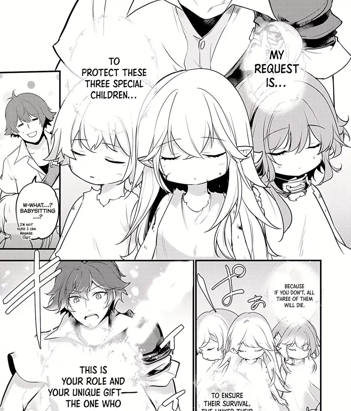 Ten'i Shitara Dorei no Chichi ni Natta kedo, Kazoku to shite Mederu koto ni shita: Jitsu wa Yuusha to Maou to Seijo datta Kodomotachi no Chikara ga Tondemo Skill de Tsukaeta node Saikyou desu Chapter 1 — Page 21