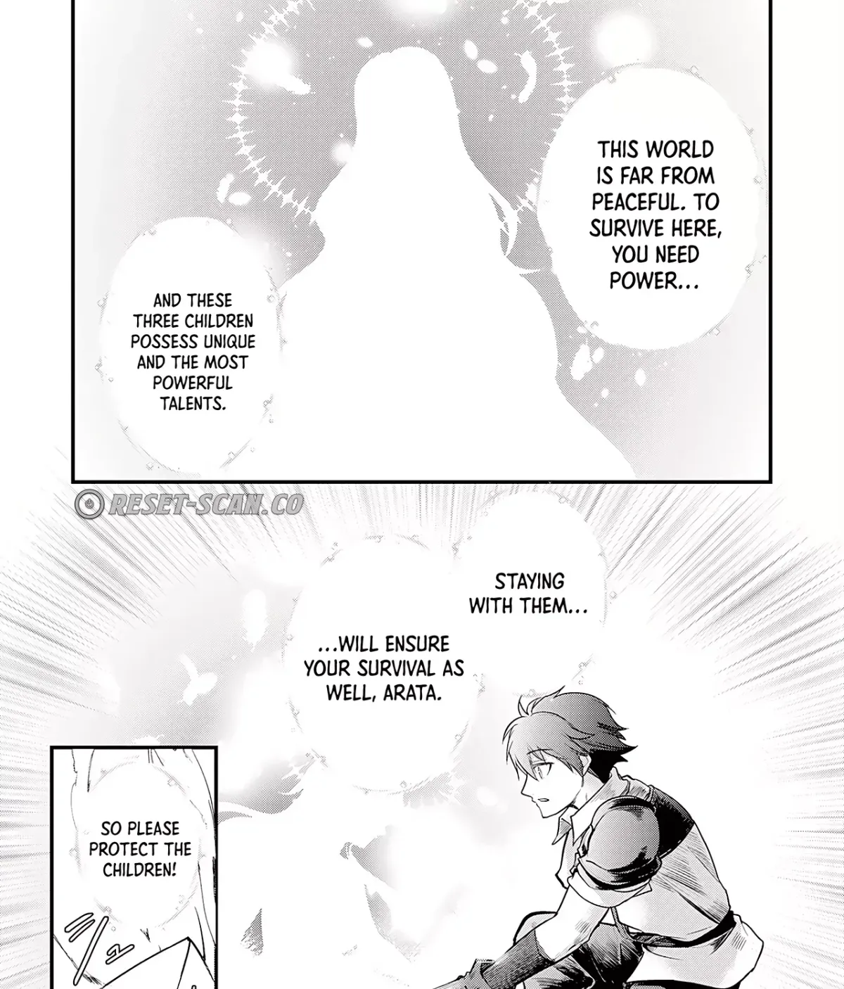Ten'i Shitara Dorei no Chichi ni Natta kedo, Kazoku to shite Mederu koto ni shita: Jitsu wa Yuusha to Maou to Seijo datta Kodomotachi no Chikara ga Tondemo Skill de Tsukaeta node Saikyou desu Chapter 1 — Page 25