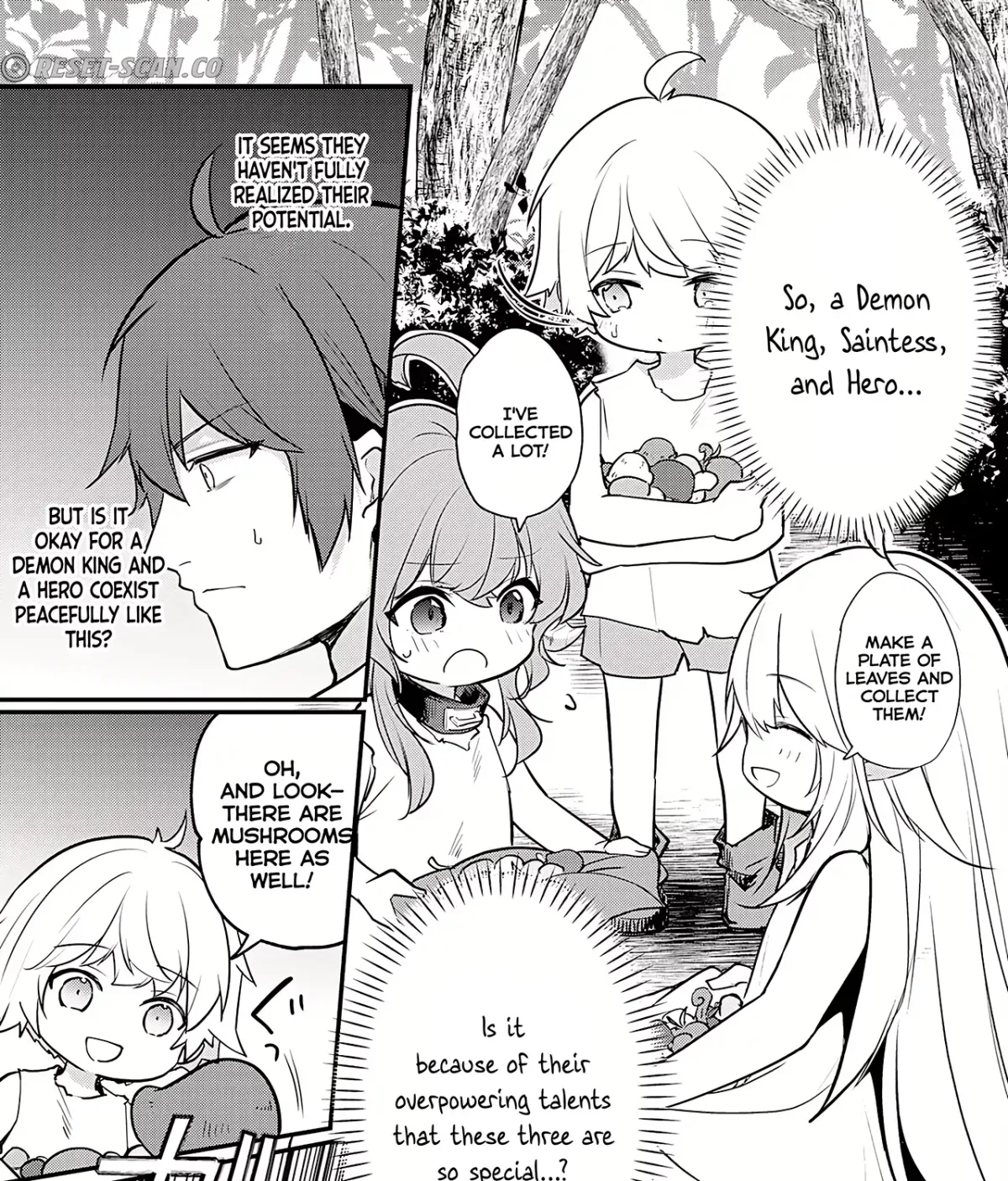 Ten'i Shitara Dorei no Chichi ni Natta kedo, Kazoku to shite Mederu koto ni shita: Jitsu wa Yuusha to Maou to Seijo datta Kodomotachi no Chikara ga Tondemo Skill de Tsukaeta node Saikyou desu Chapter 1 — Page 45