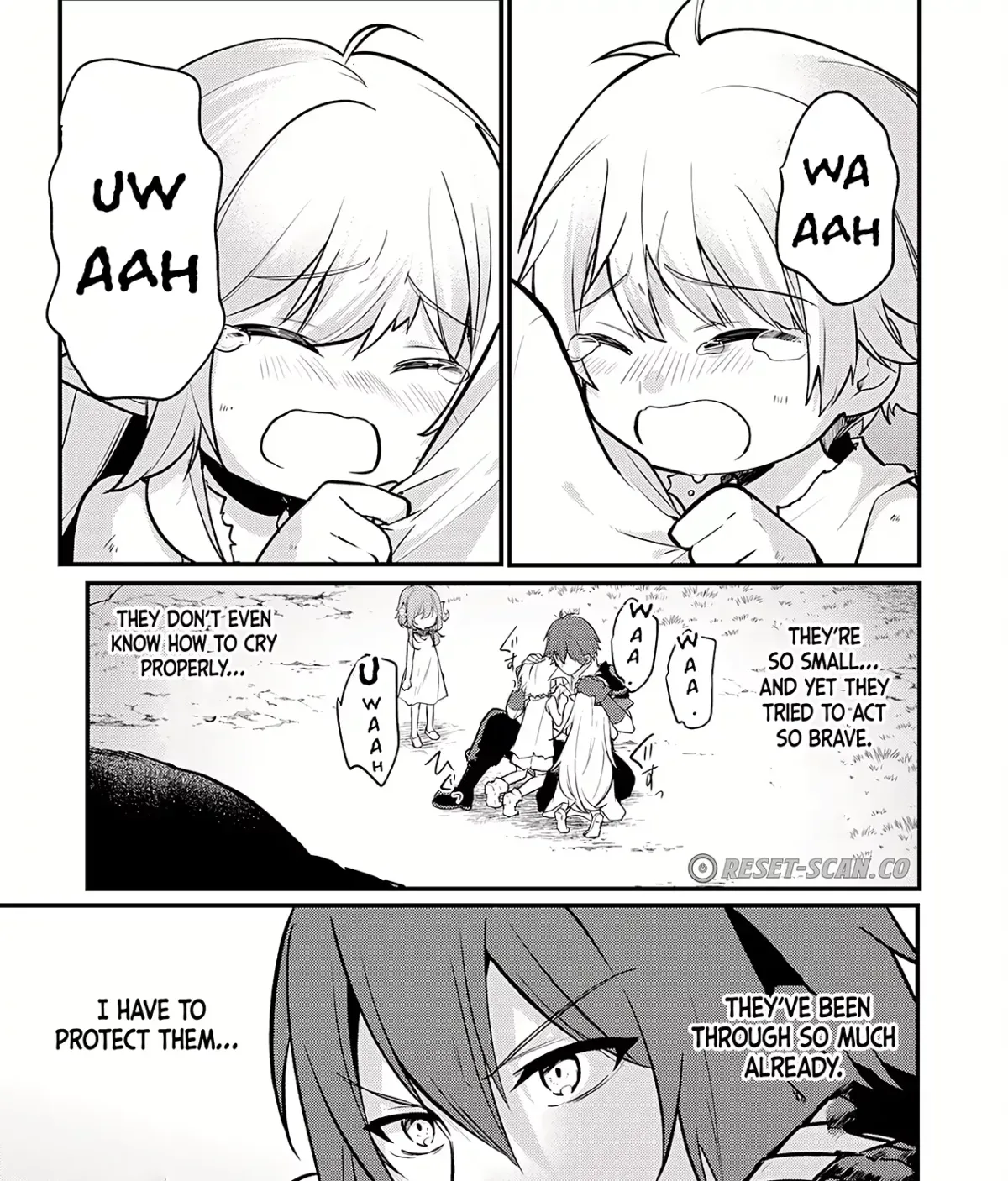Ten'i Shitara Dorei no Chichi ni Natta kedo, Kazoku to shite Mederu koto ni shita: Jitsu wa Yuusha to Maou to Seijo datta Kodomotachi no Chikara ga Tondemo Skill de Tsukaeta node Saikyou desu Chapter 1 — Page 69